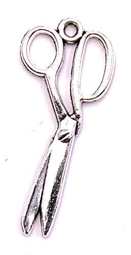 H-Customs Schere Schneiden Werkzeug Charm Anhänger Kettenanhänger Bastelbedarf Schmuck von H-Customs