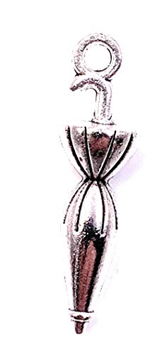 H-Customs Schirm Regenschirm Charm Anhänger Kettenanhänger Bastelbedarf Schmuckzubehör von H-Customs