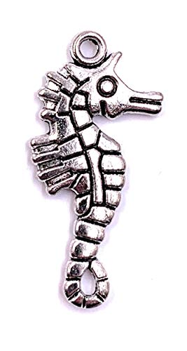 H-Customs Seepferdchen Schwimmabzeichen Charm Anhänger Kettenanhänger Bastelbedarf Schmuck von H-Customs