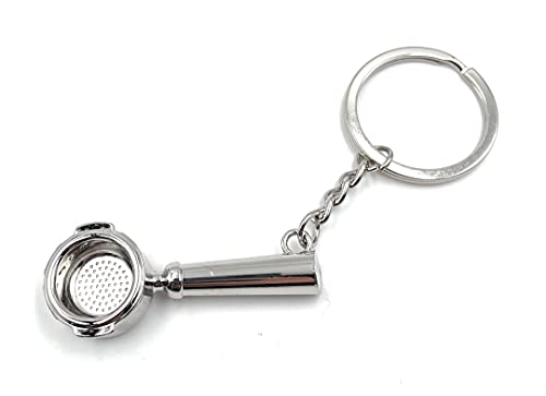 H-Customs Siebträger Espresso Kaffee Barista Schlüsselanhänger Anhänger von H-Customs