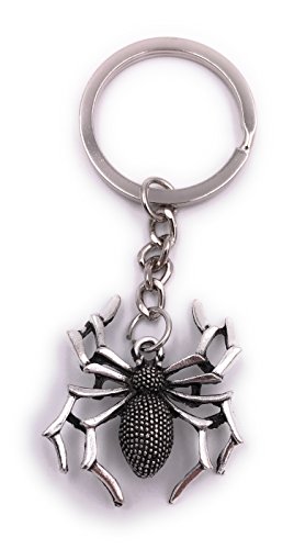 H-Customs Spinne Dicker Körper Spider Schlüsselanhänger Anhänger Silber aus Metall H-Customs Spinne Dicker Körper Spider Schlüsselanhänger Anhänger Silber aus Metall von H-Customs