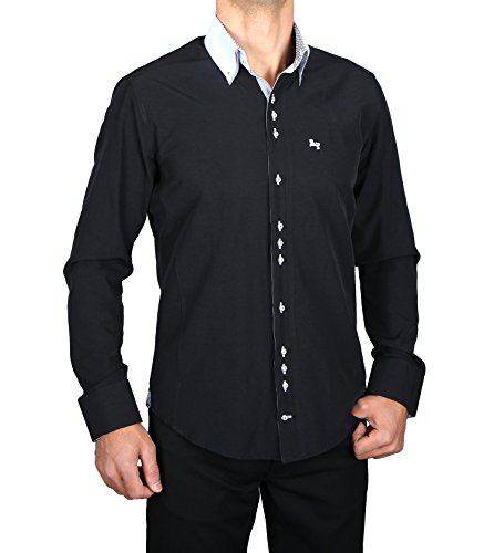 H K Mandel Casual Herren Hemd Slim Fit Größe L von H K Mandel