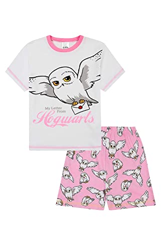 Harry-Potter-Pyjama für Mädchen, mit Aufschrift „I Got My Letter“, Hogwarts-Schlafanzug Gr. 128, rose von H Potter