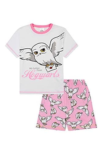 Harry-Potter-Pyjama für Mädchen, mit Aufschrift „I Got My Letter“, Hogwarts-Schlafanzug Gr. 152, rose von H Potter