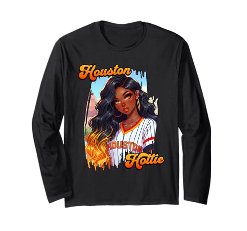 H-Town Houston Girl I Love Houston Hottie für Damen Langarmshirt H-Town Houston Girl I Love Houston Hottie für Damen Langarmshirt von H-Town Hottie Houston Pride Houston Texas Souvenir