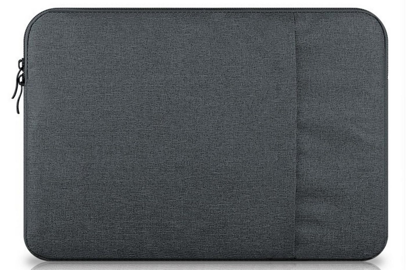 H-basics Laptoptasche Laptoptasche für Laptops bis 15 Zoll, Notebook Schutzhülle wasserfest und gepolstert mit Reißverschluss und extra Seitentasche" von H-basics