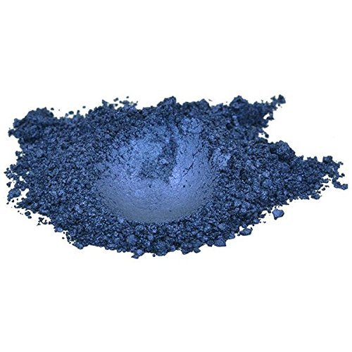 Dunkelblau/Marineblau Luxus Mica-Farbstoff Pigment Puder Kosmetik Glitzer Lidschatten Effekte für Seife, Kerzen, Nagellack 28,3 g von H&B Oils Center Co.