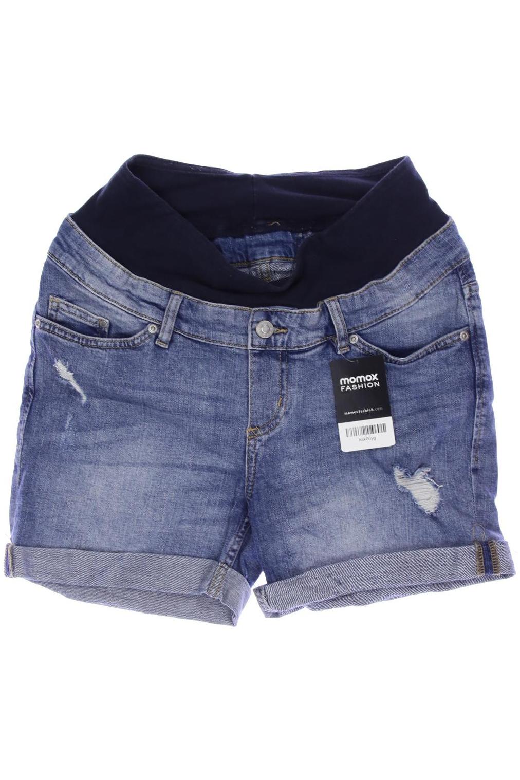 H&M Mama Damen Shorts, blau von H&M Mama