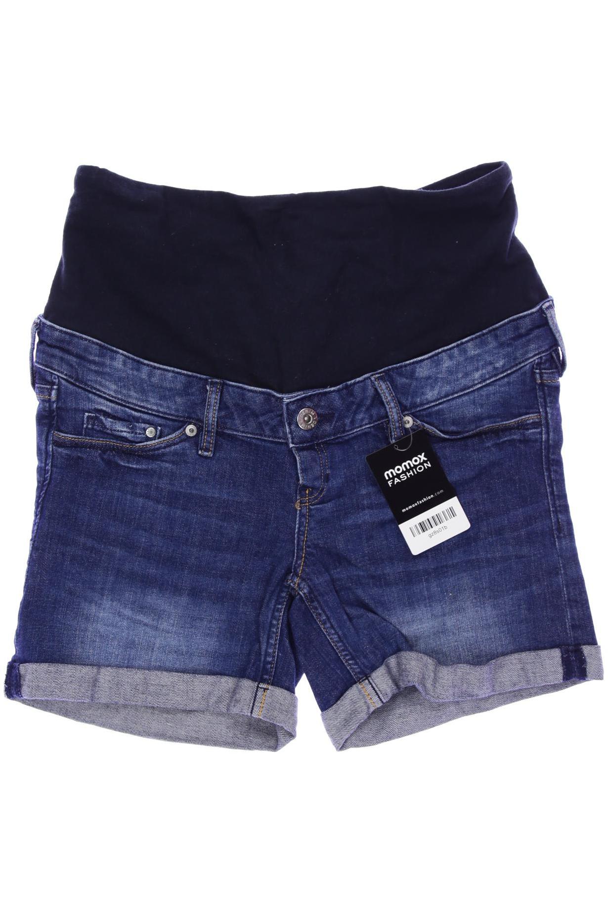 H&M Mama Damen Shorts, blau von H&M Mama