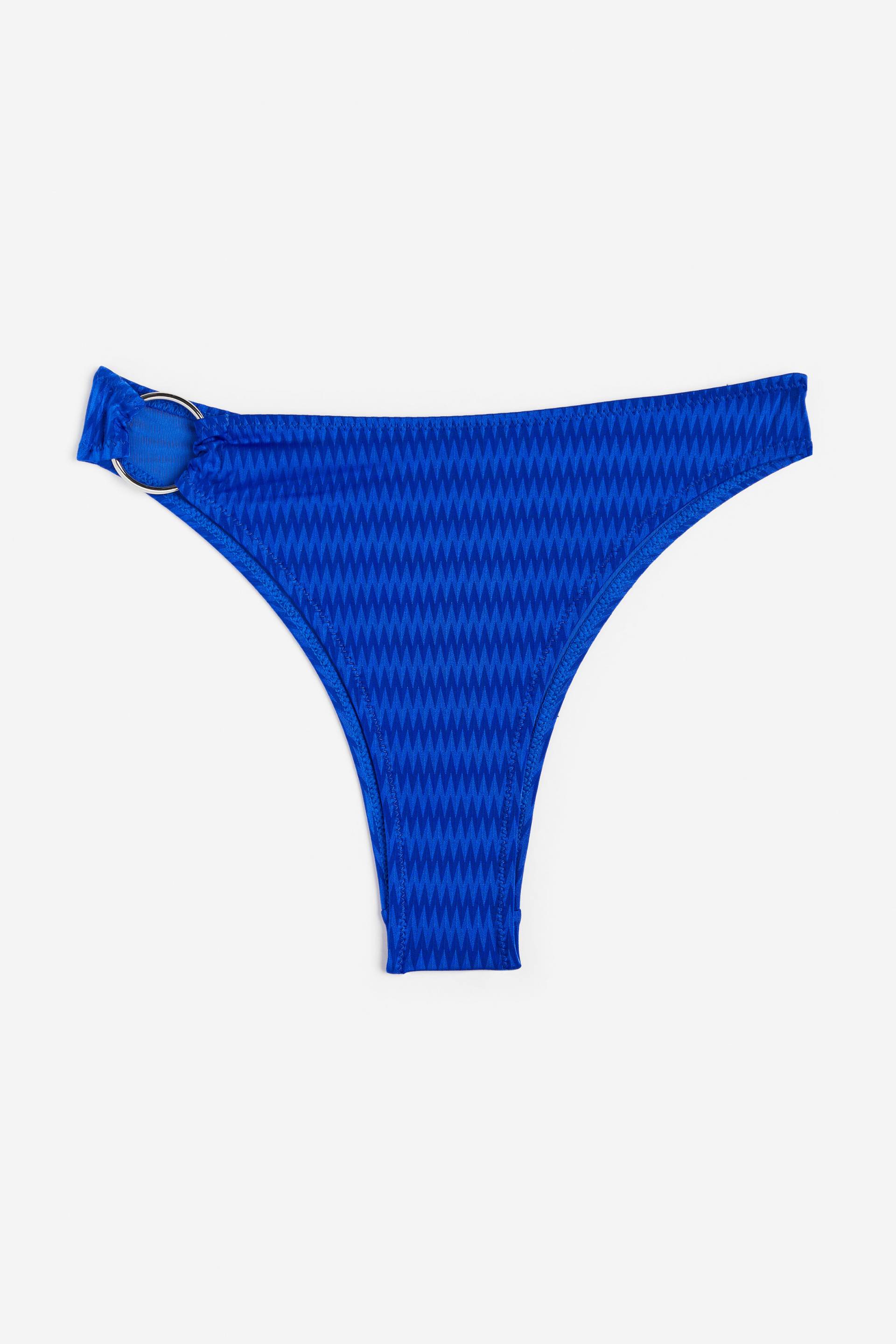 H&M Bikinihose Brazilian Knallblau, Bikini-Unterteil in Größe 44. Farbe: Bright blue von H&M