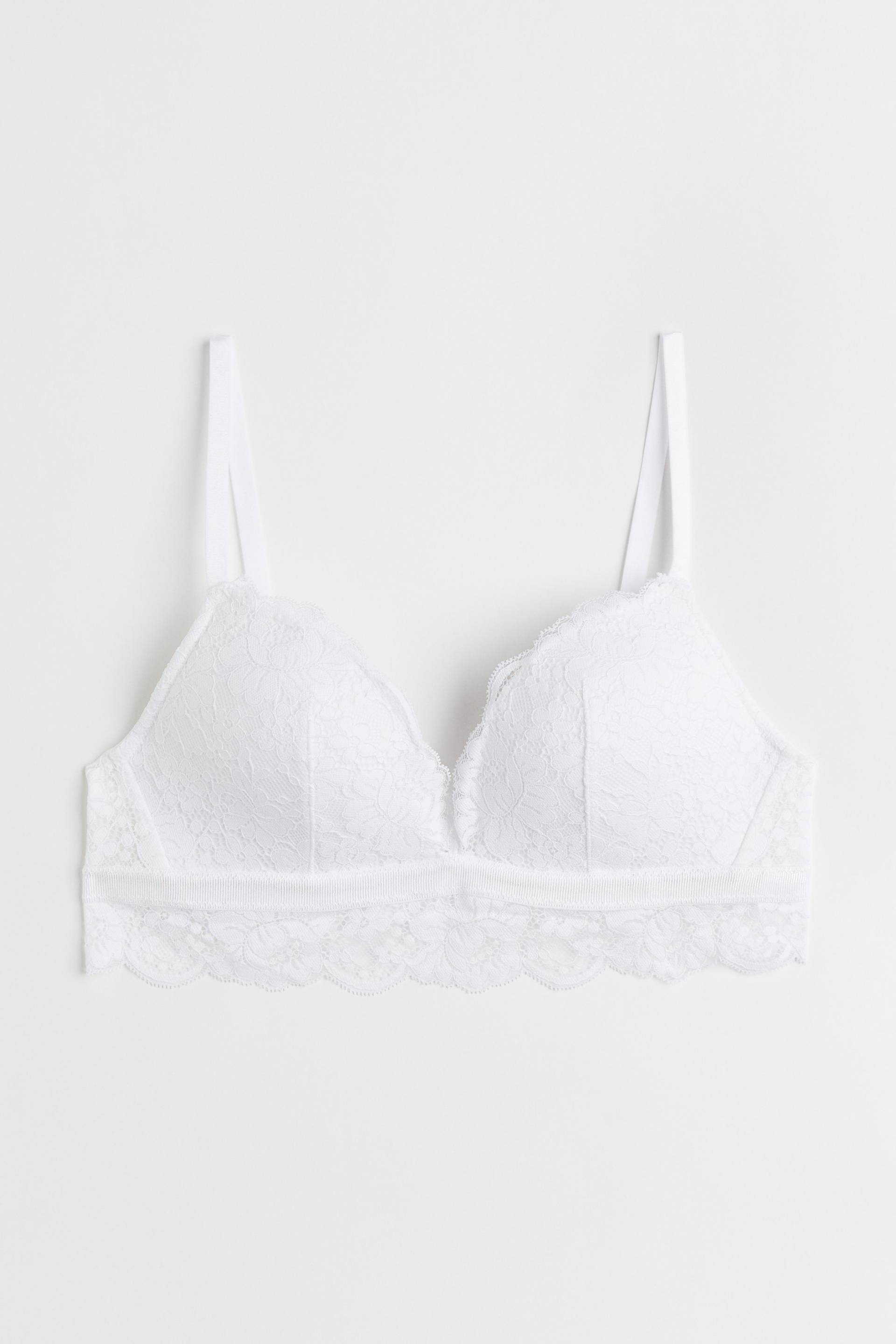 H&M Bügelloses Push-up-Bralette Weiß, BHs in Größe 70F. Farbe: White von H&M