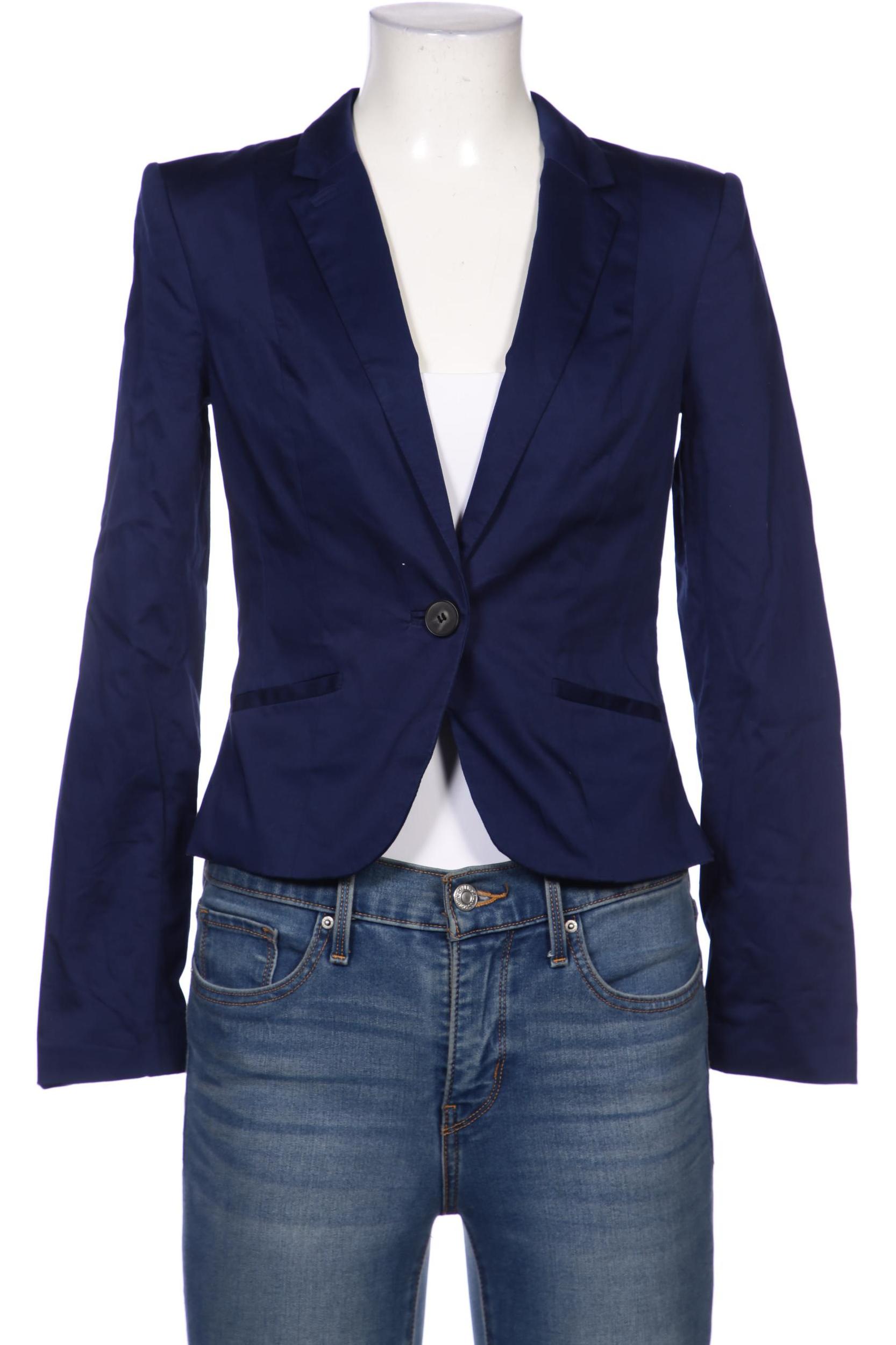 H&M Damen Blazer, blau von H&M