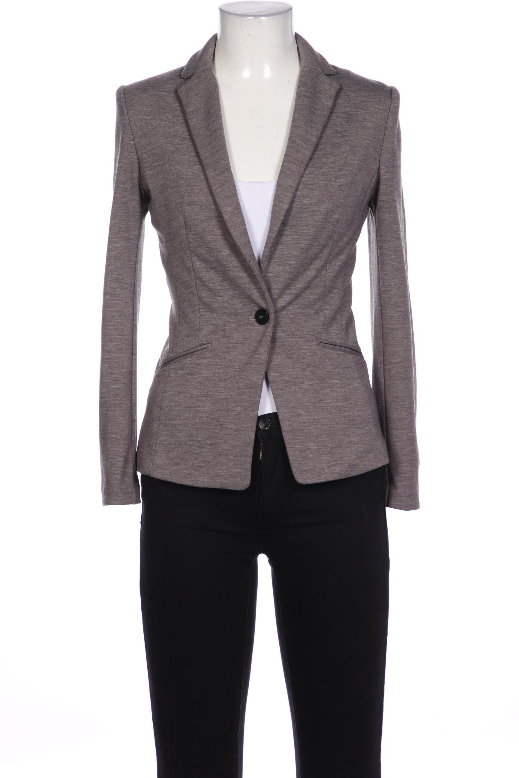 H&M Damen Blazer, grau von H&M