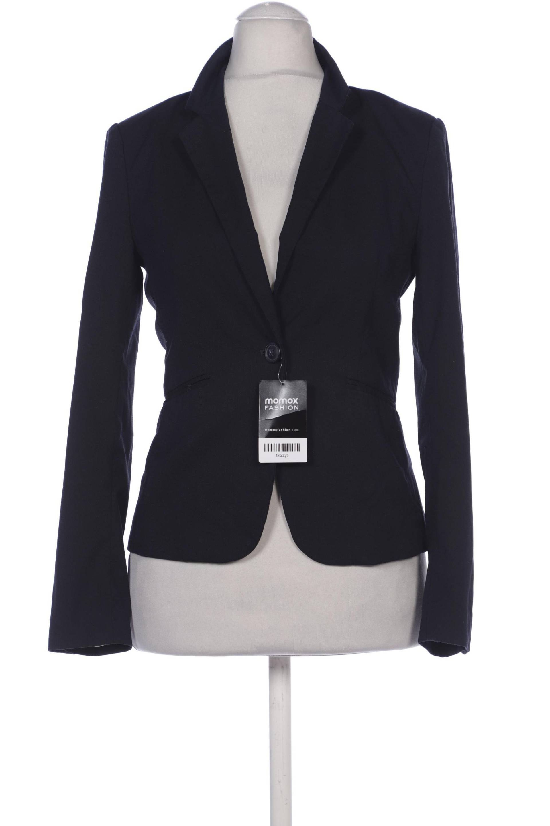 H&M Damen Blazer, marineblau, Gr. 36 von H&M