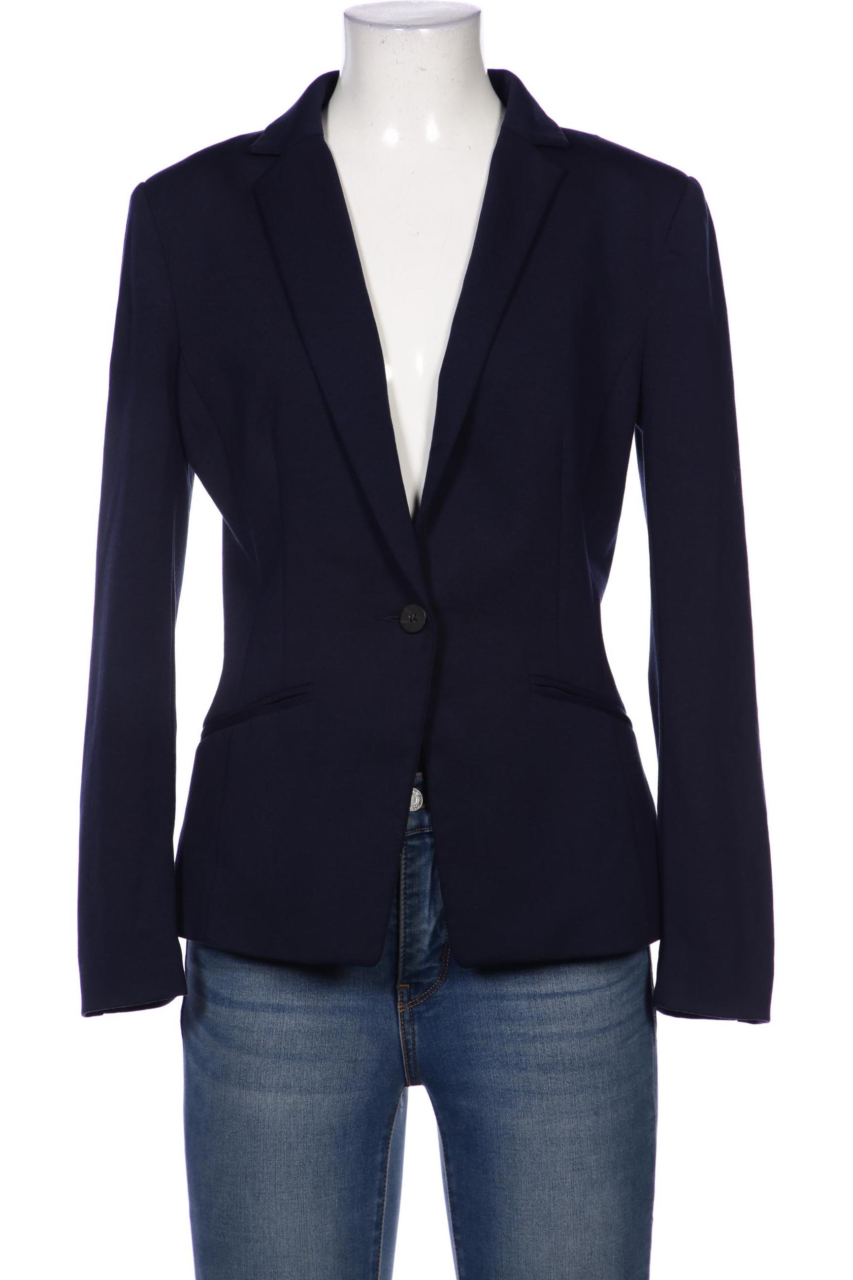 H&M Damen Blazer, marineblau, Gr. 38 von H&M