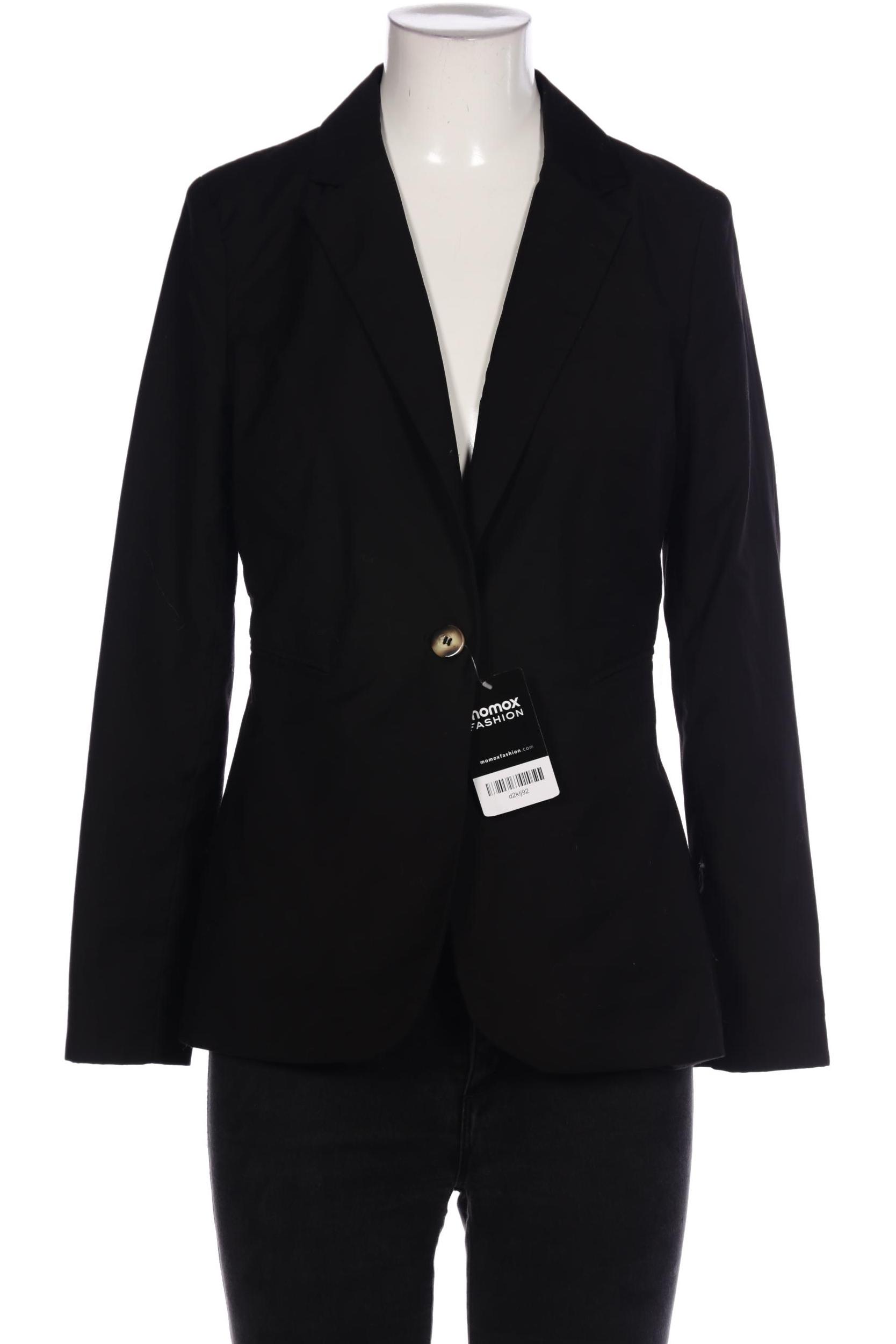 H&M Damen Blazer, schwarz, Gr. 36 von H&M