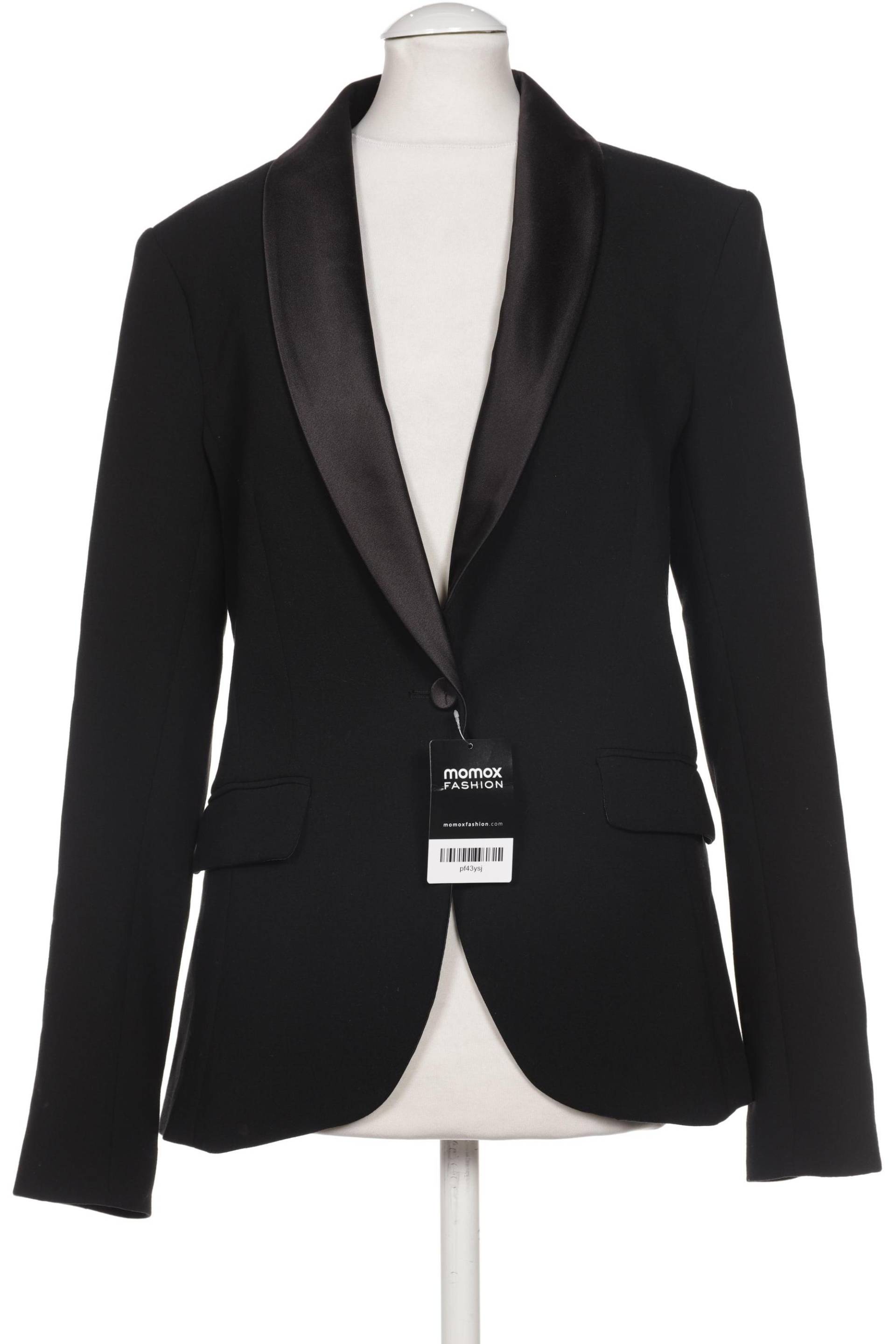 H&M Damen Blazer, schwarz, Gr. 36 von H&M