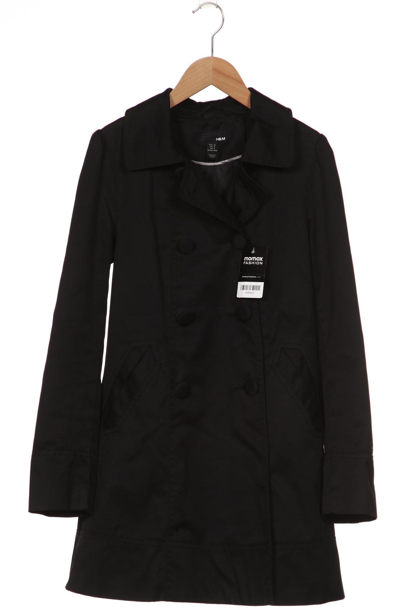 H&M Damen Mantel, schwarz von H&M