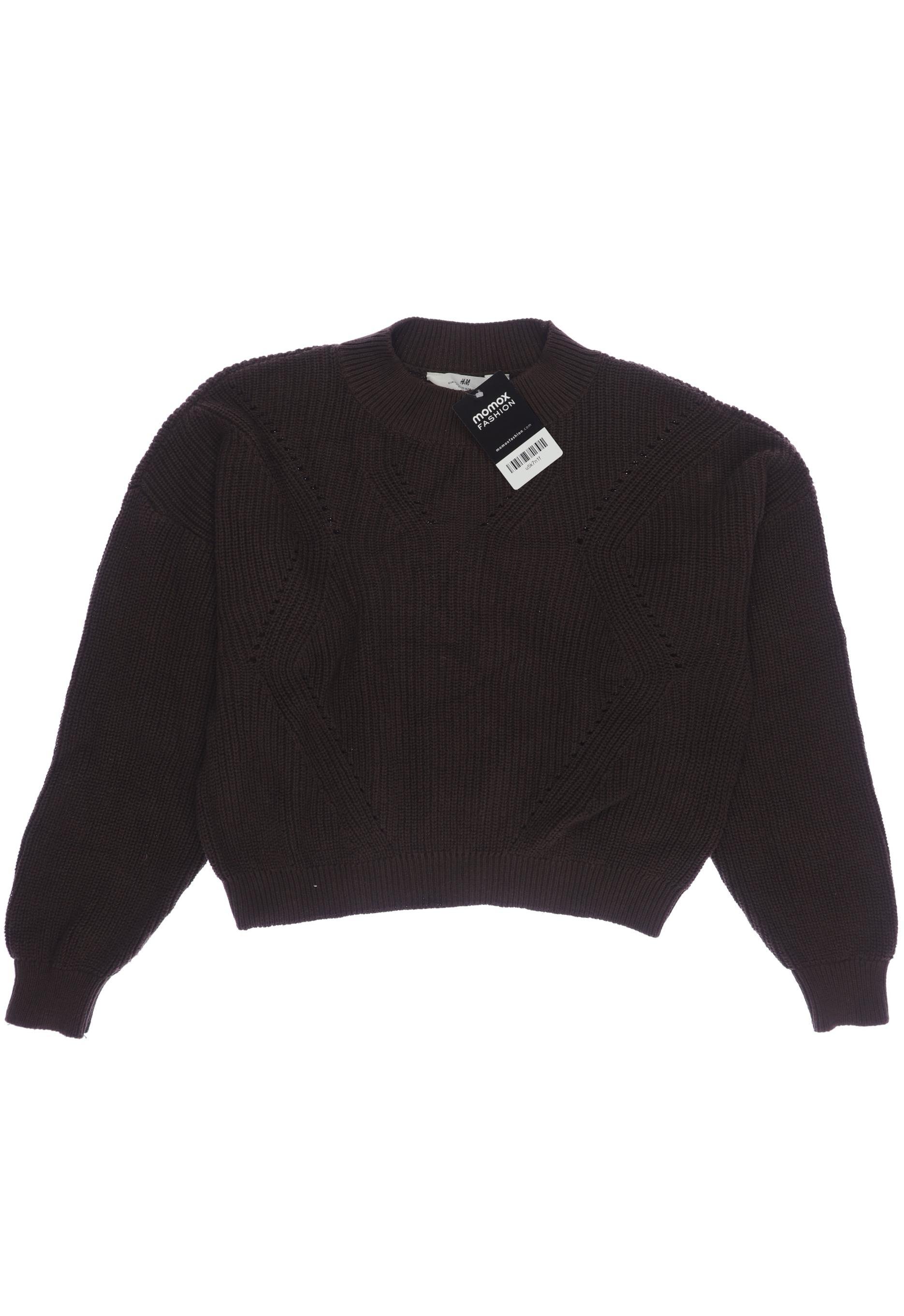 H&M Damen Pullover, braun, Gr. 158 von H&M