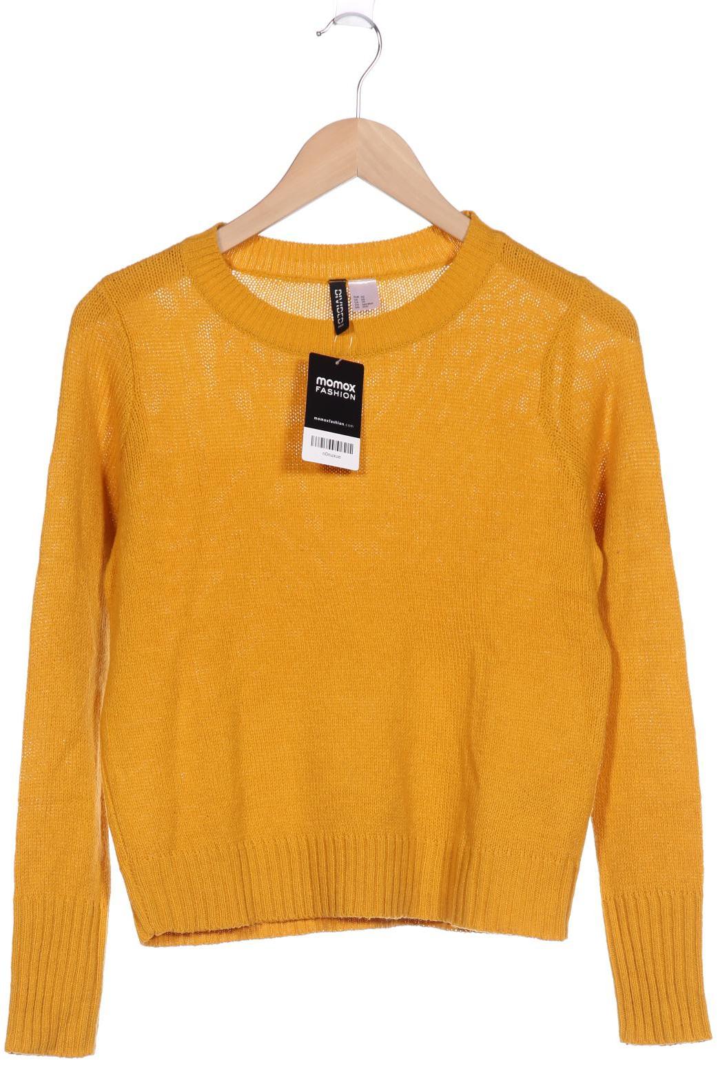 H&M Damen Pullover, gelb von H&M