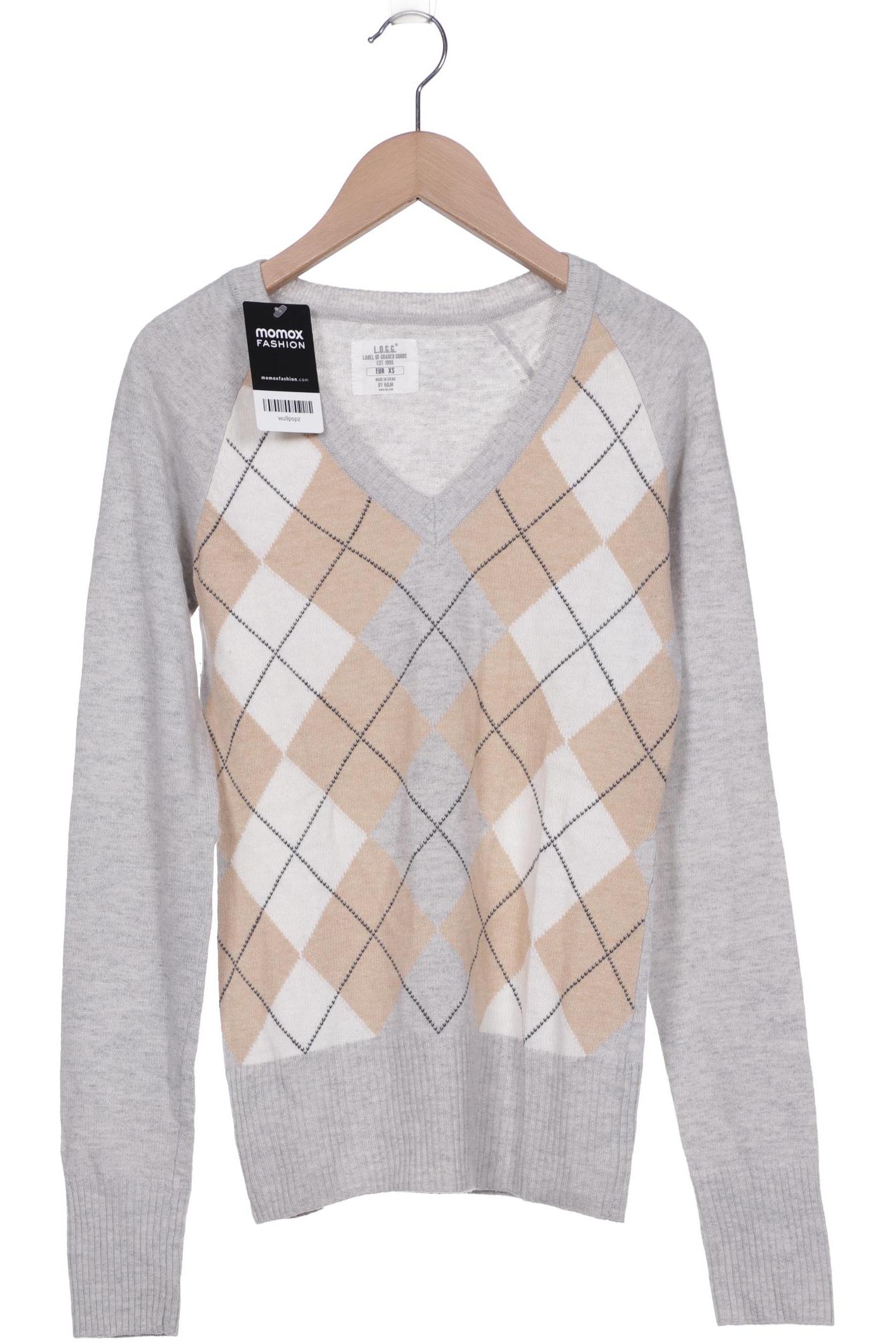 H&M Damen Pullover, grau von H&M