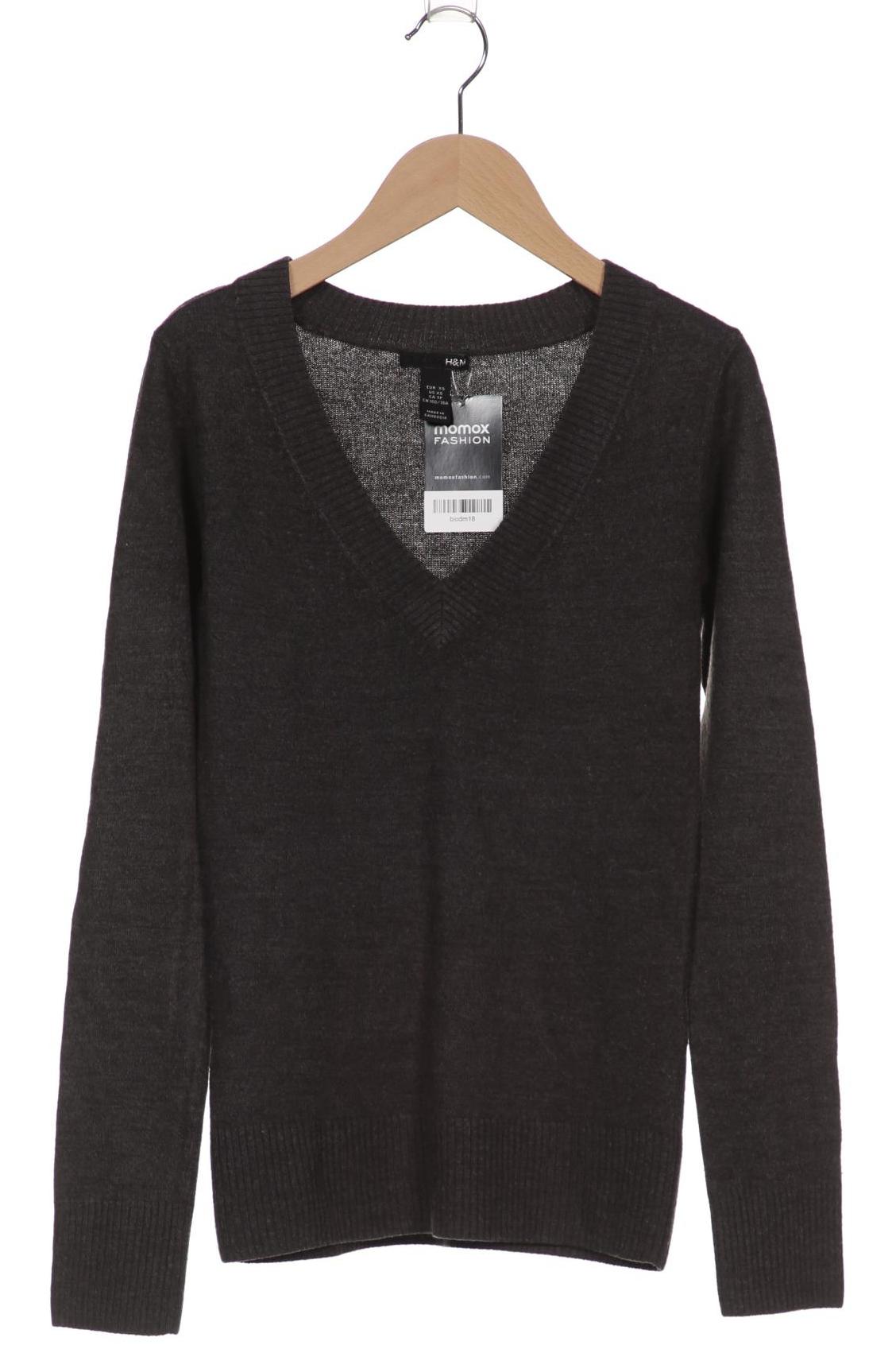 H&M Damen Pullover, grau von H&M