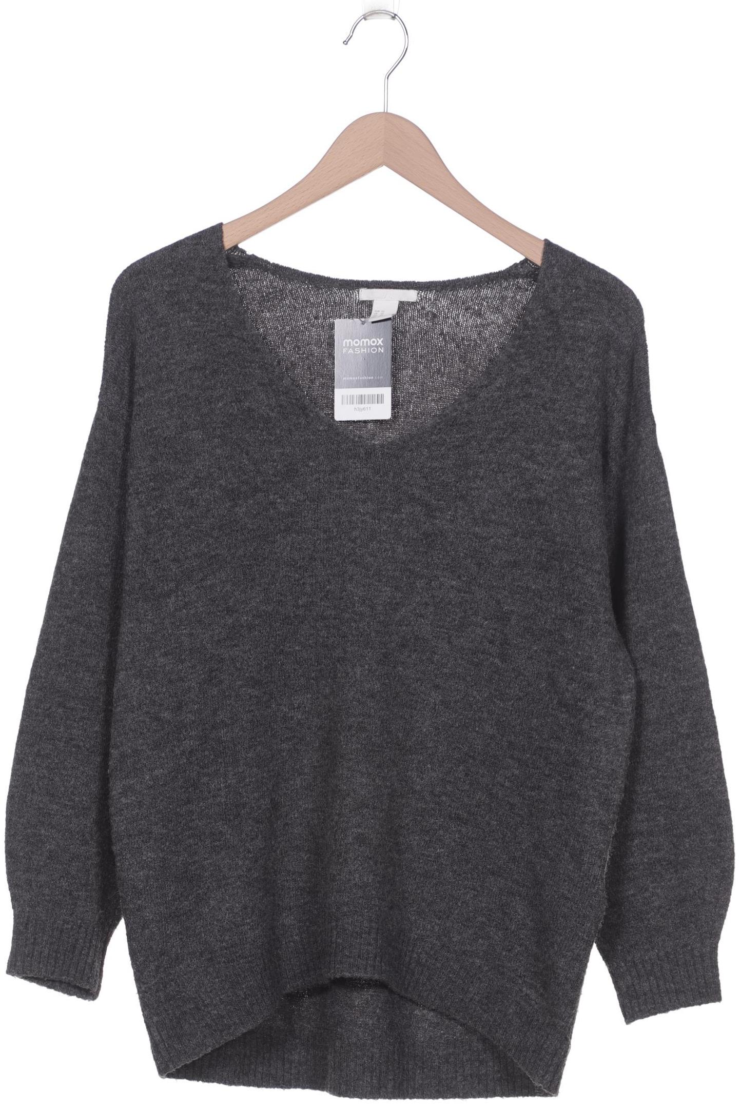 H&M Damen Pullover, grau von H&M