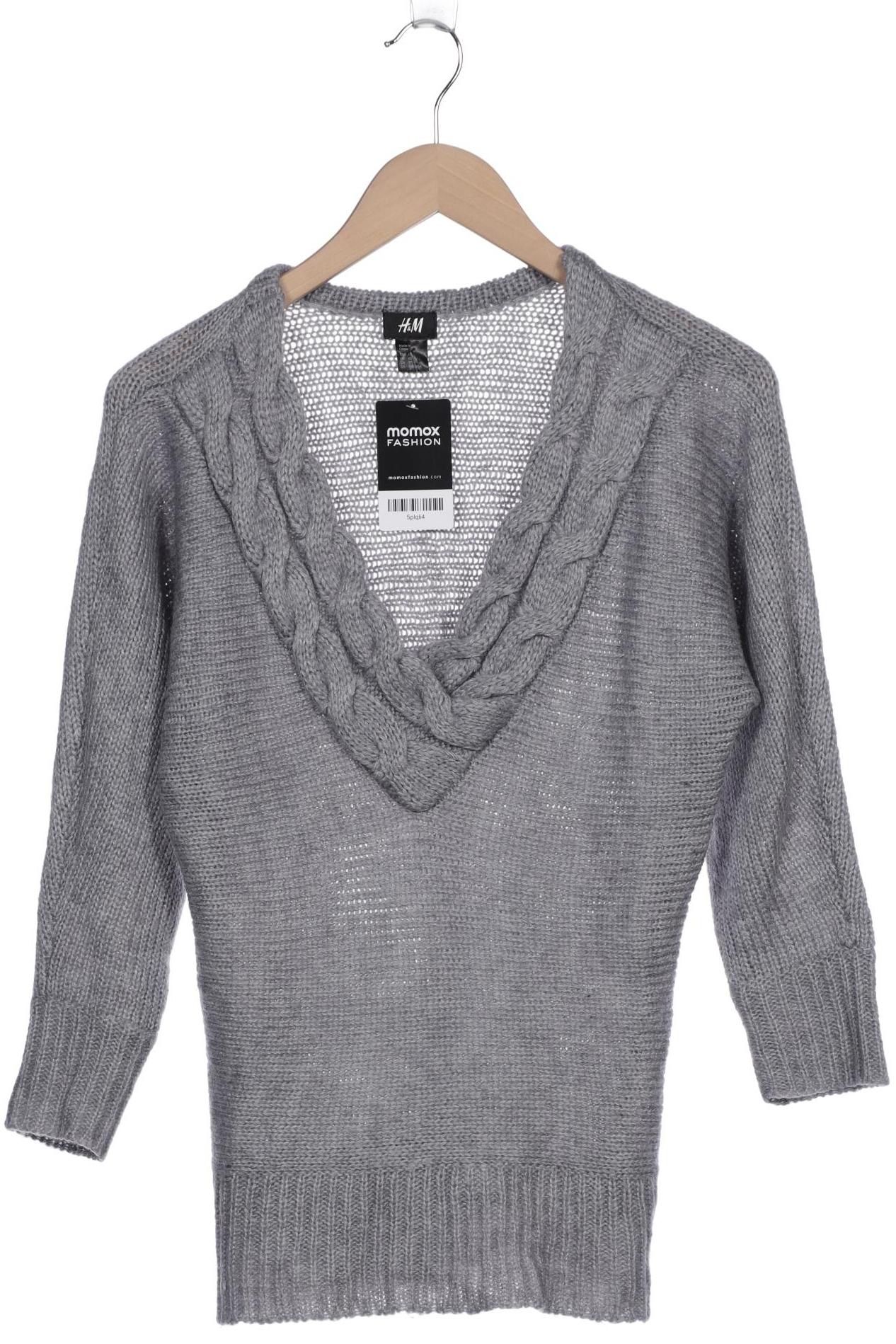 H&M Damen Pullover, grau von H&M