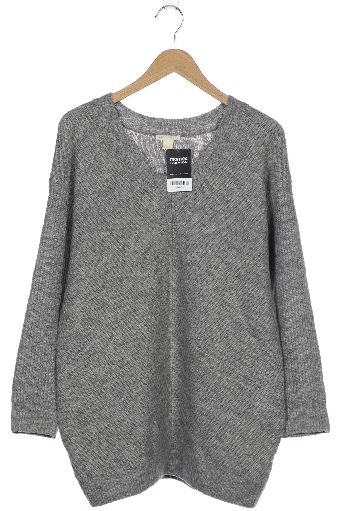 H&M Damen Pullover, grau von H&M