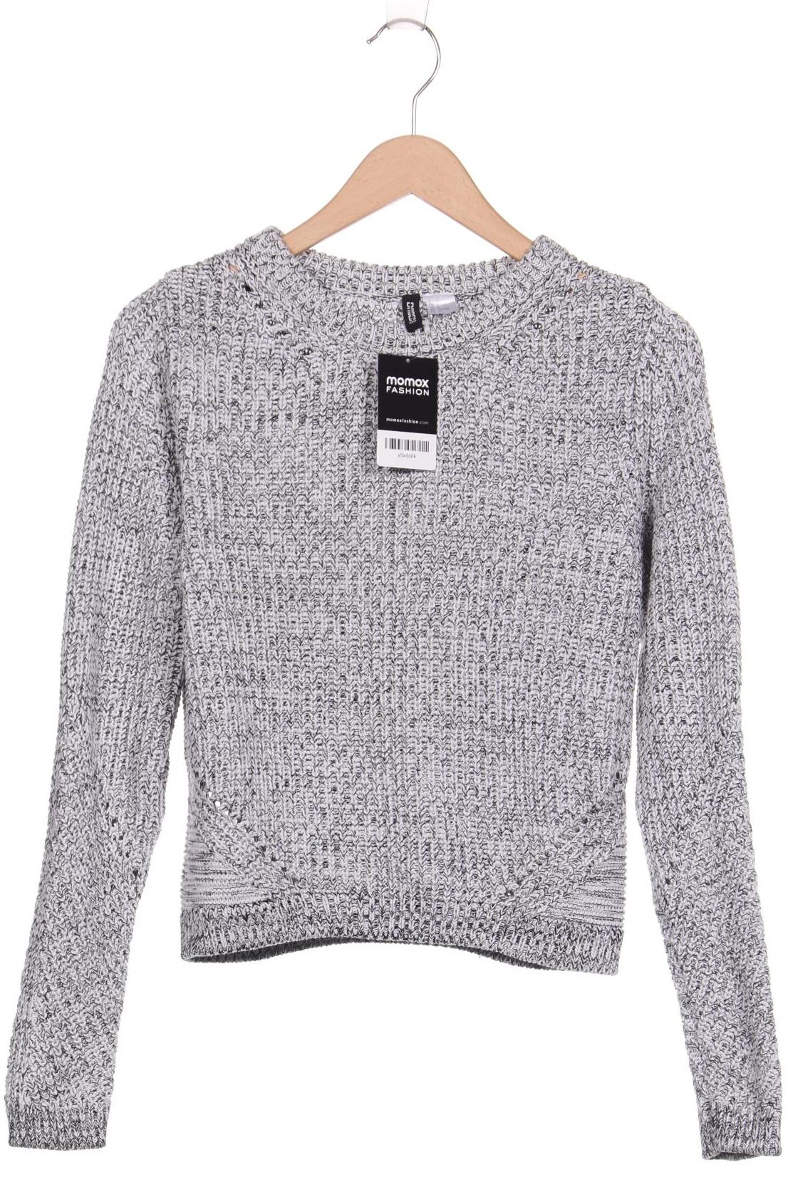 H&M Damen Pullover, grau von H&M