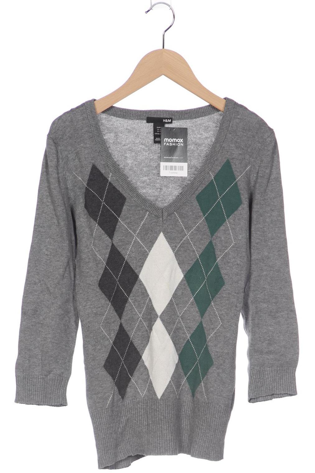 H&M Damen Pullover, grau von H&M