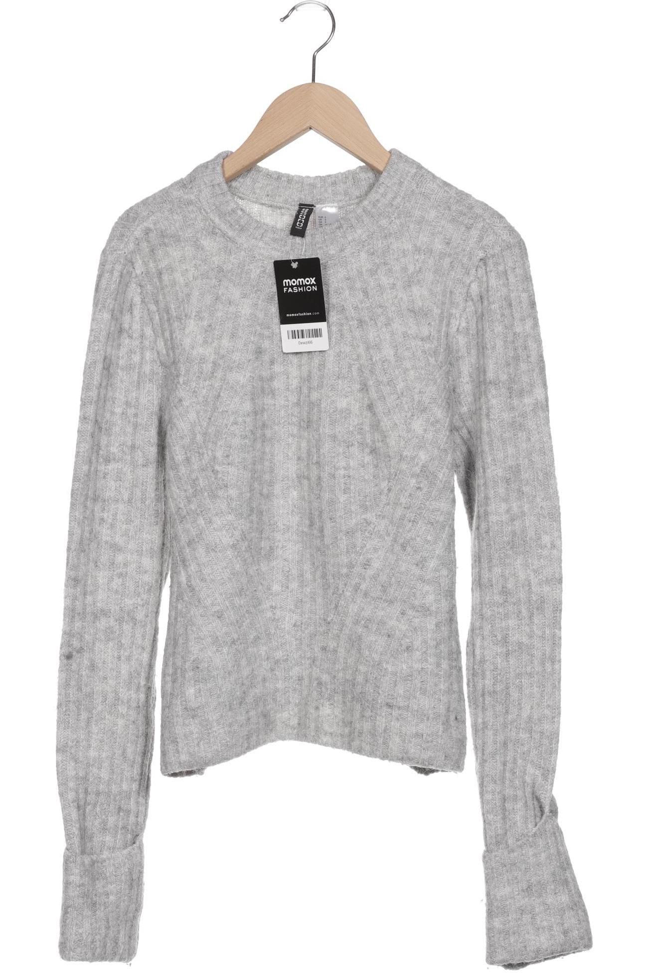 H&M Damen Pullover, grau von H&M