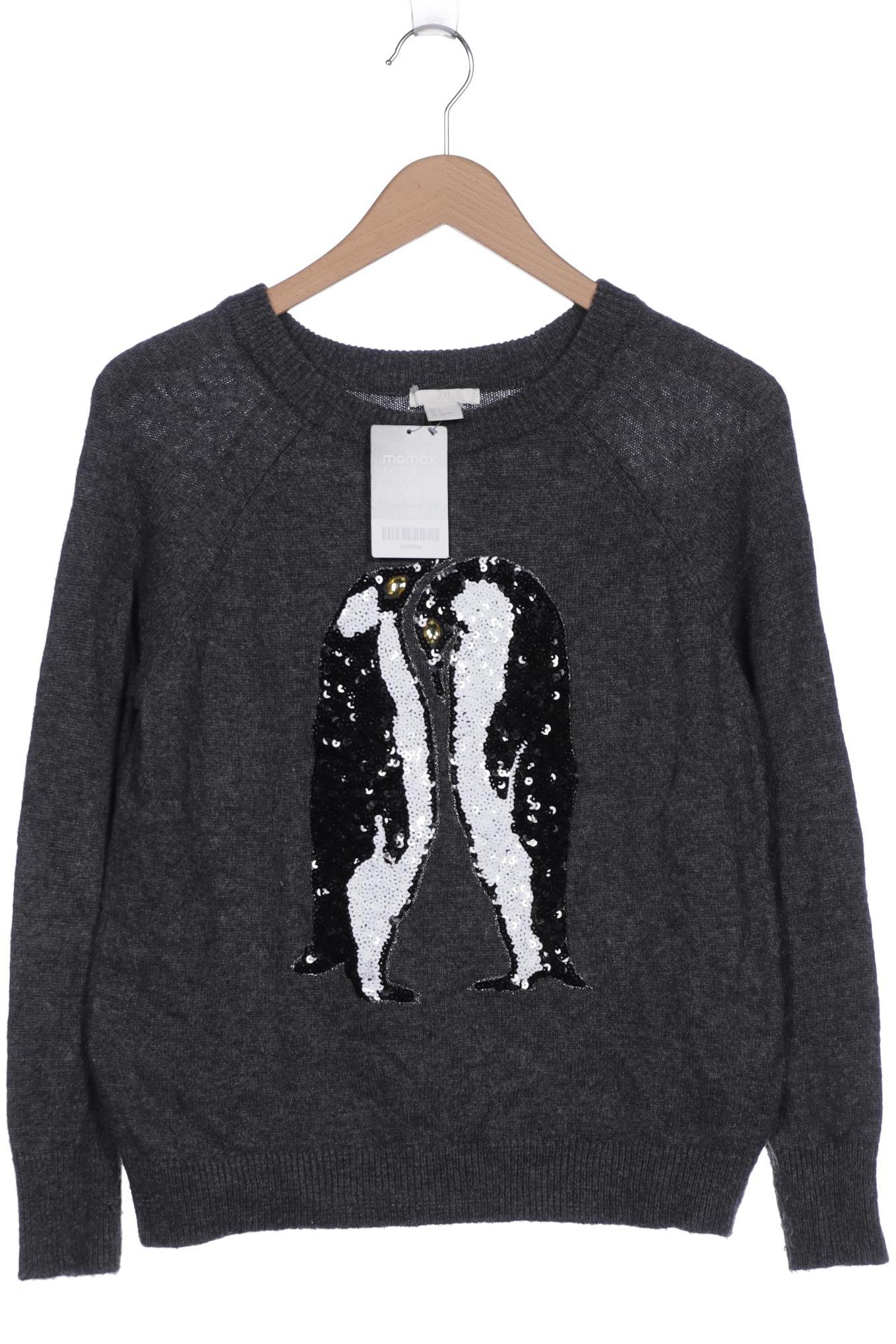 H&M Damen Pullover, grau von H&M