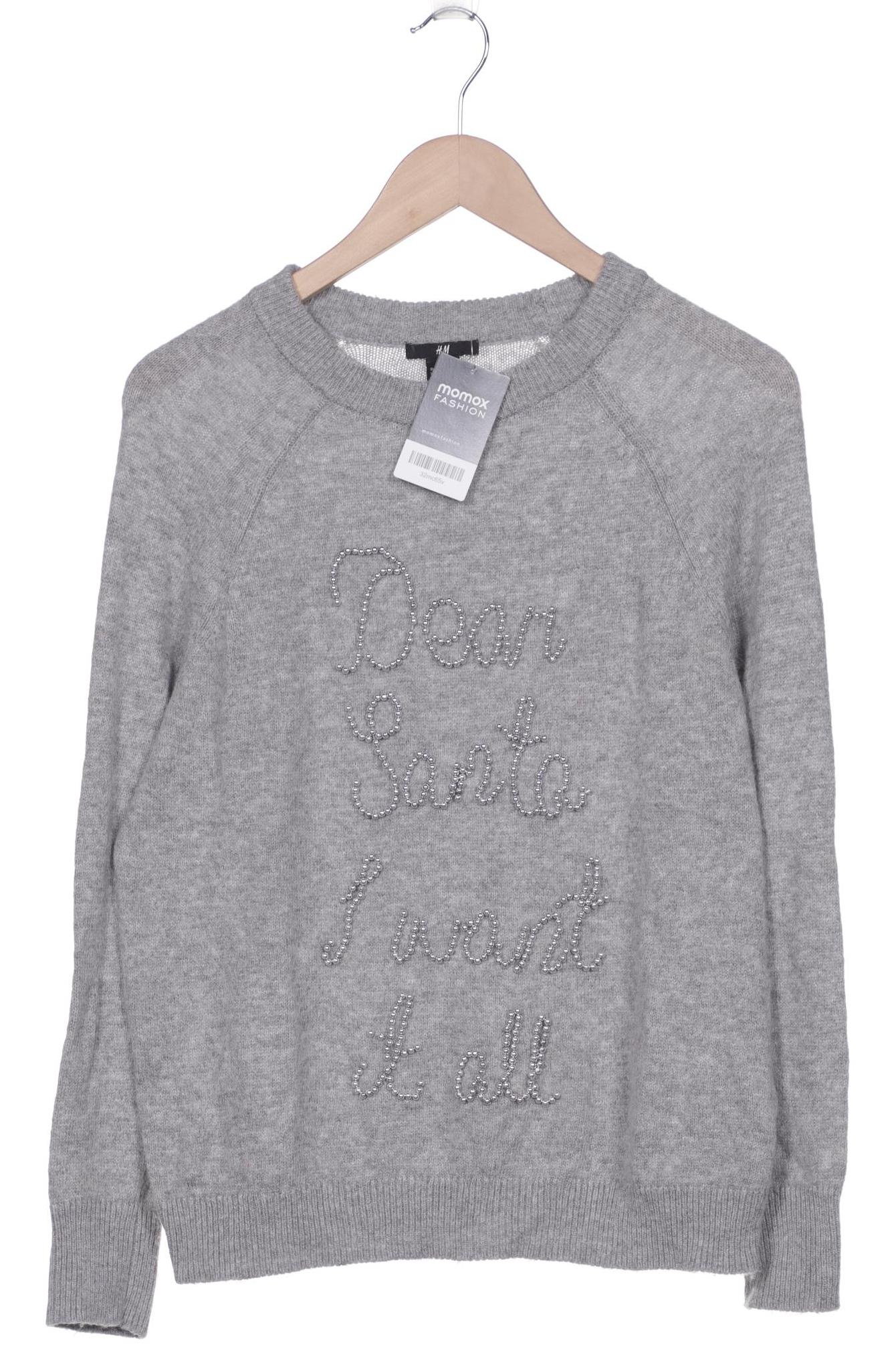 H&M Damen Pullover, grau von H&M