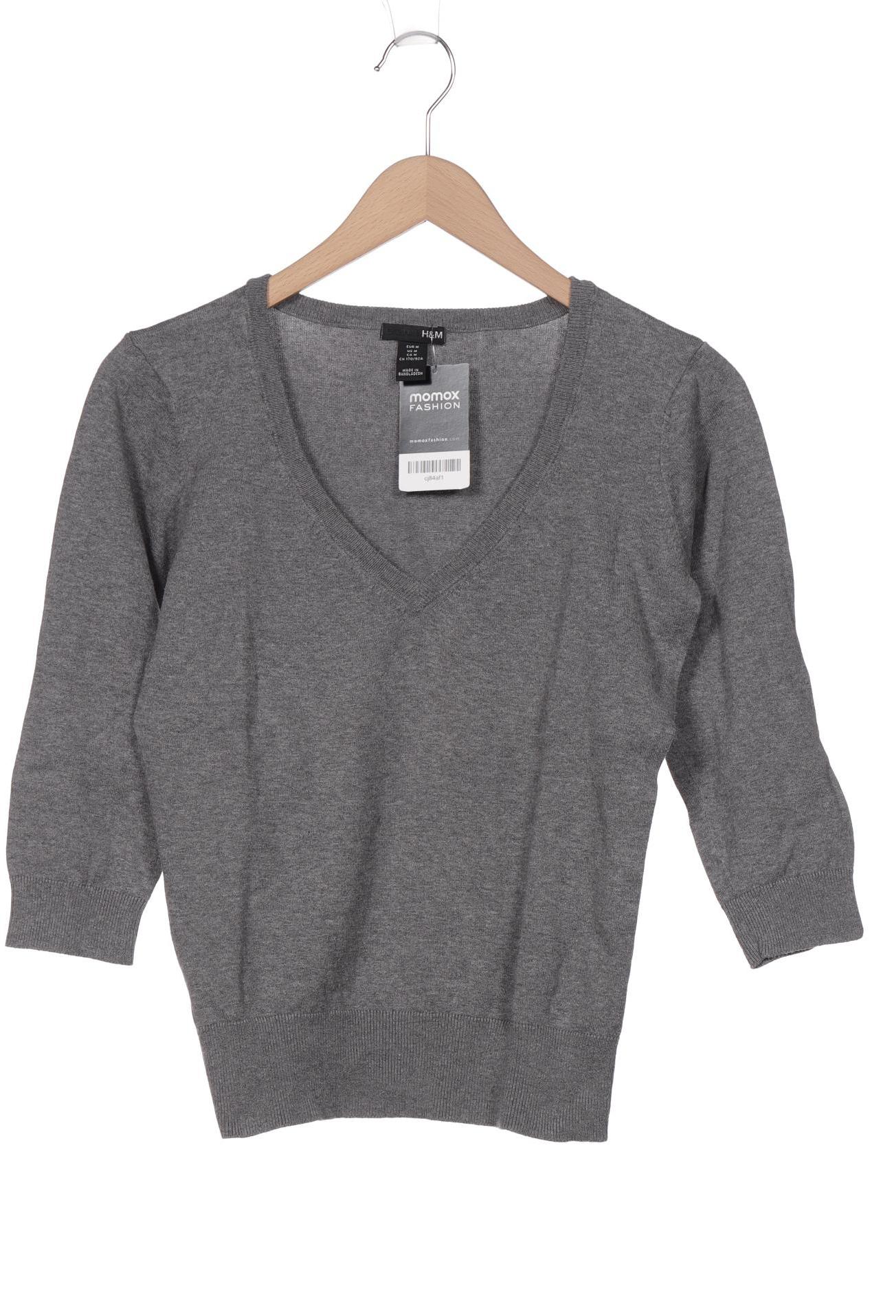 H&M Damen Pullover, grau von H&M