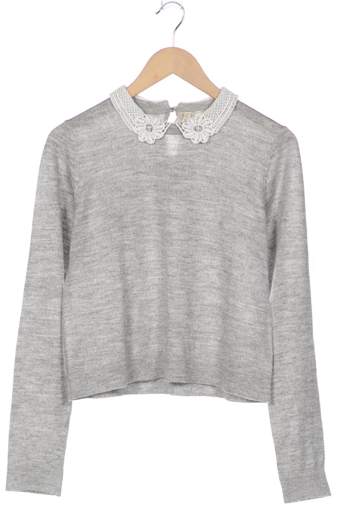 H&M Damen Pullover, grau von H&M