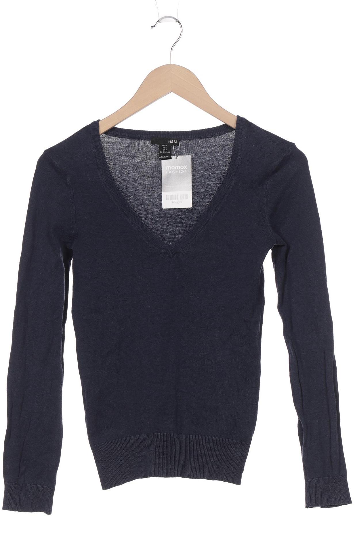 H&M Damen Pullover, marineblau von H&M