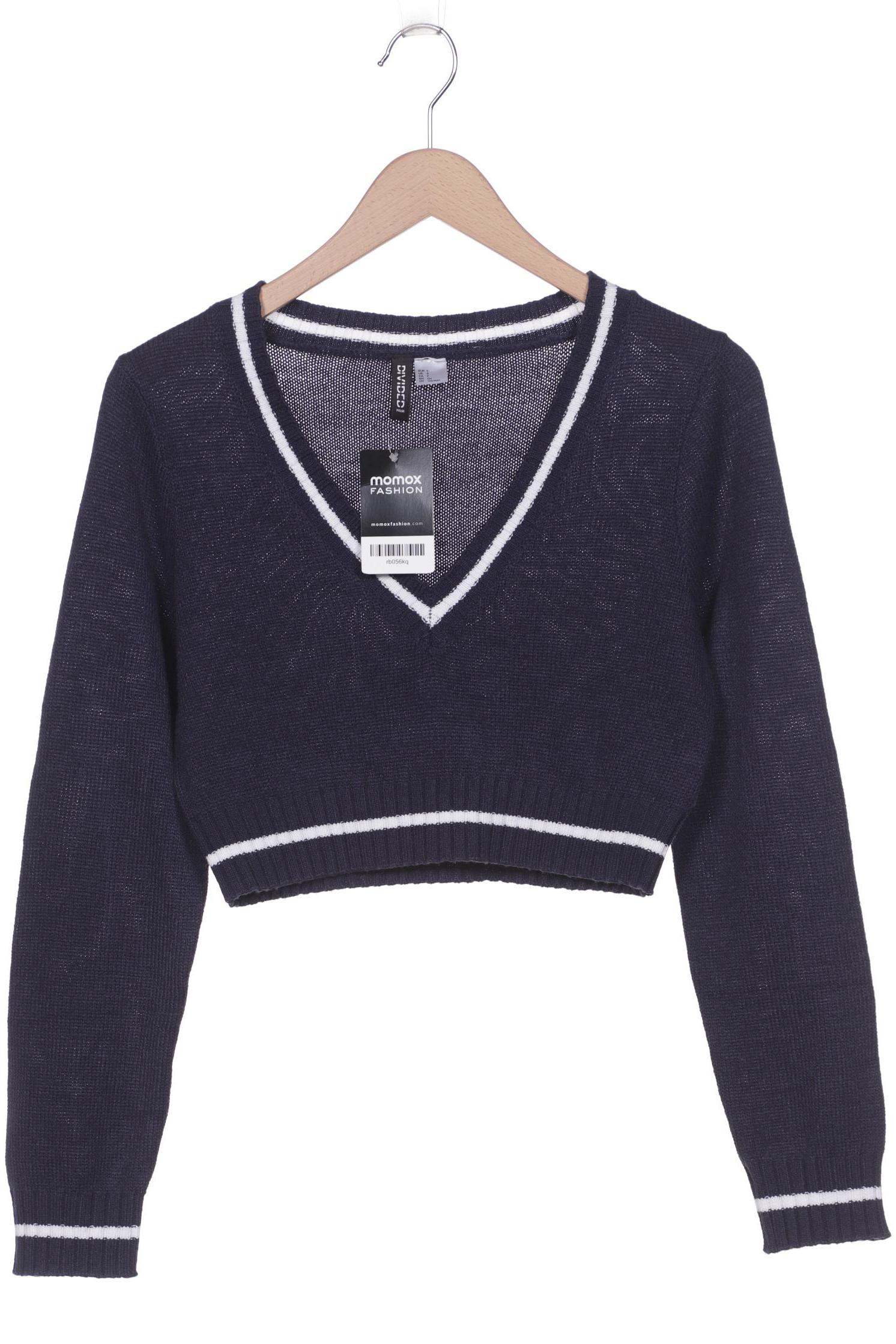 H&M Damen Pullover, marineblau von H&M