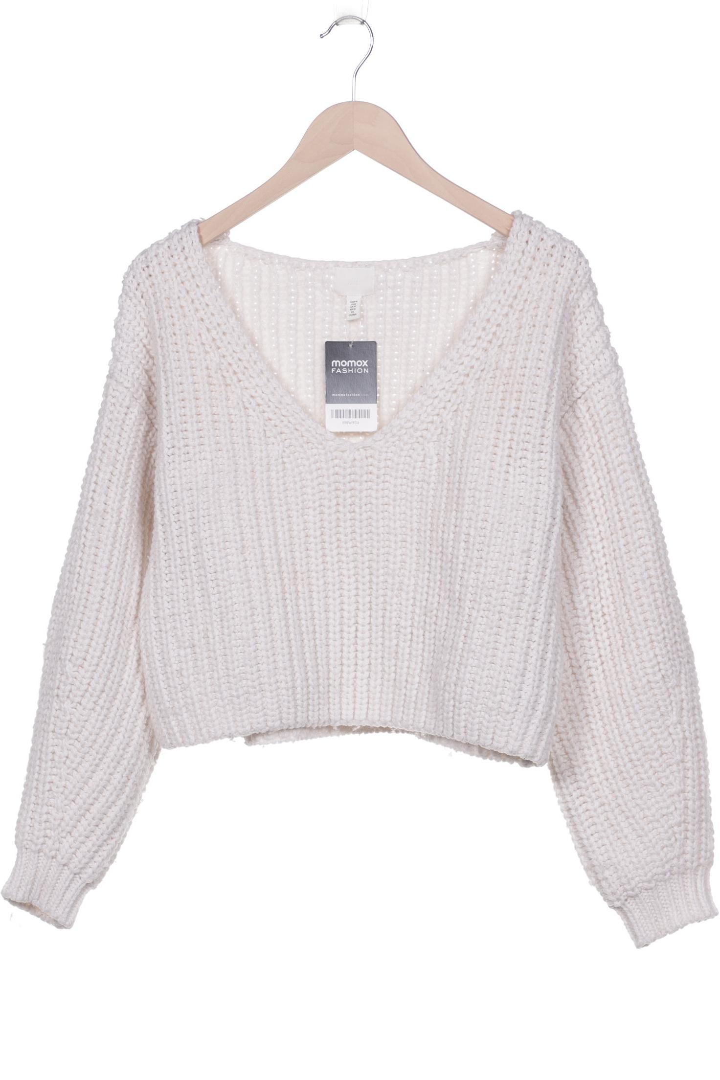 H&M Damen Pullover, weiß von H&M