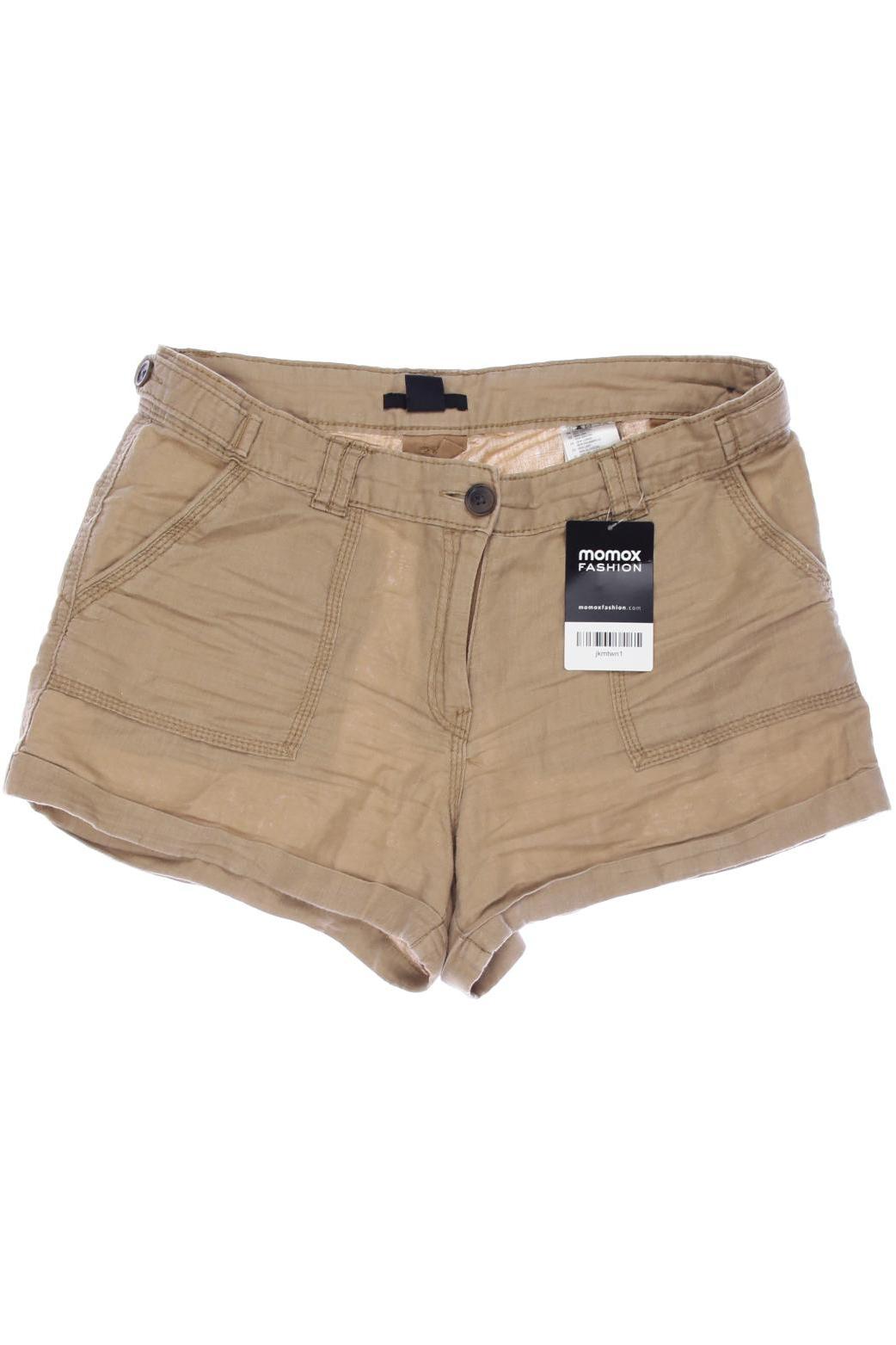 H&M Damen Shorts, beige von H&M