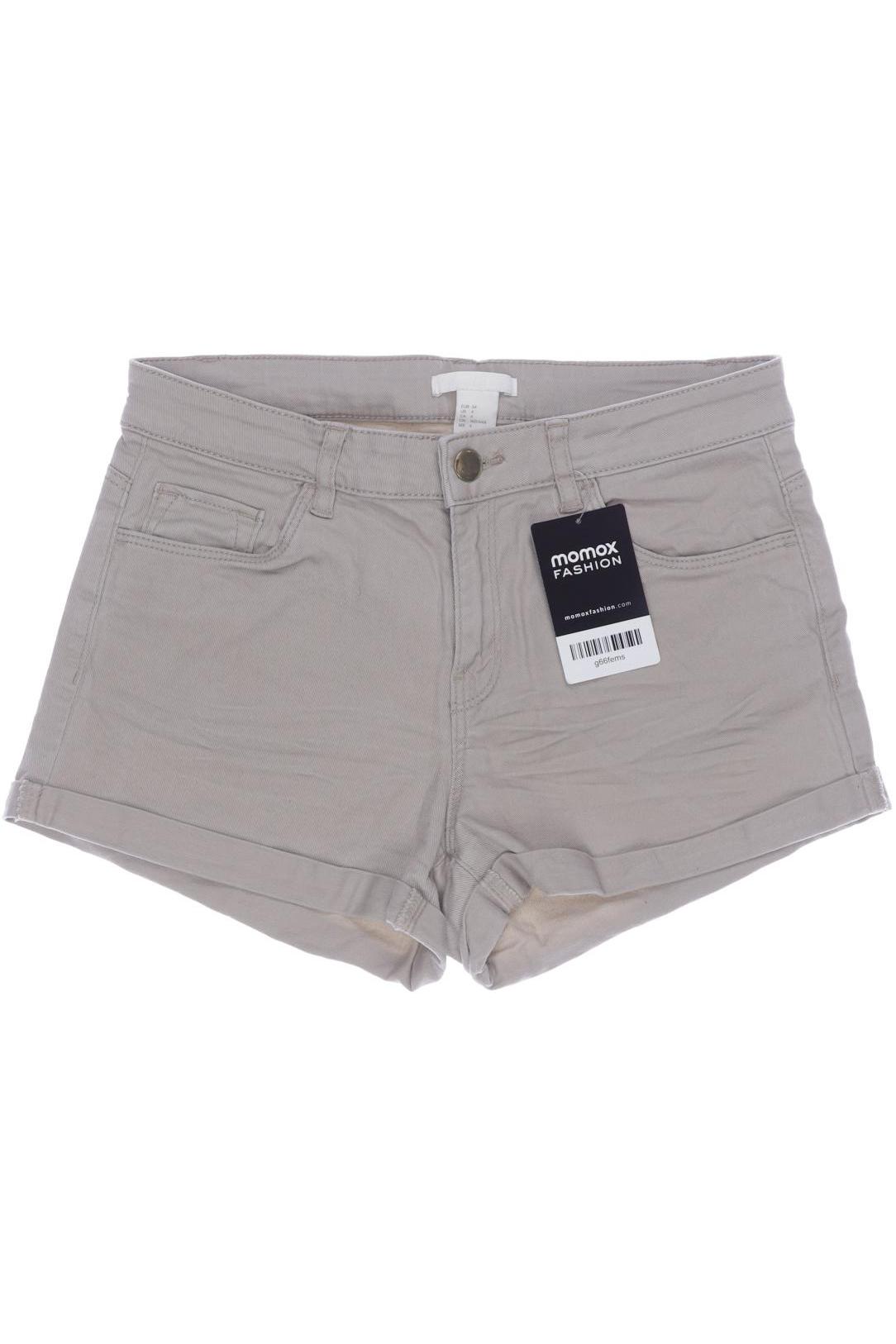 H&M Damen Shorts, beige von H&M