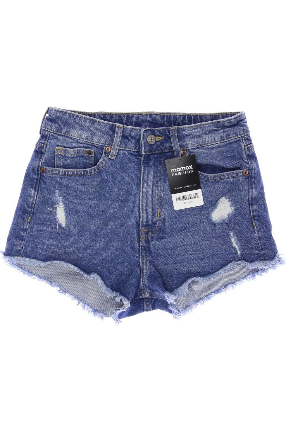 H&M Damen Shorts, blau, Gr. 36 von H&M