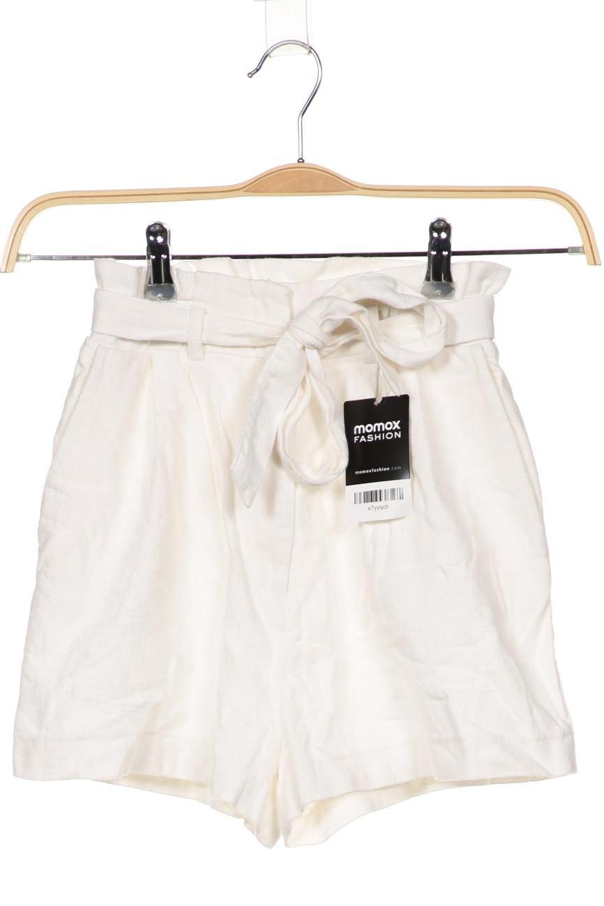 H&M Damen Shorts, cremeweiß von H&M