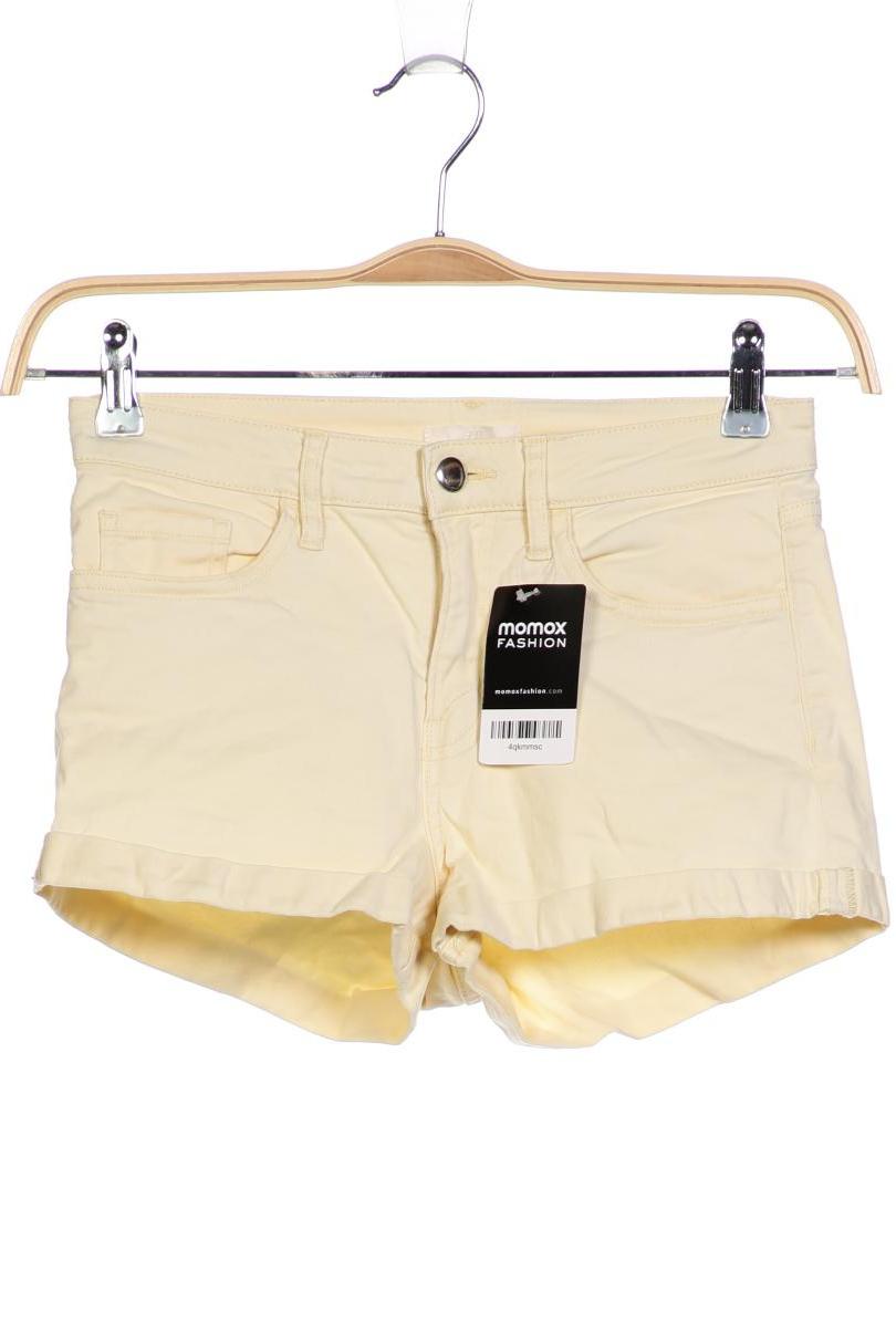 H&M Damen Shorts, gelb von H&M