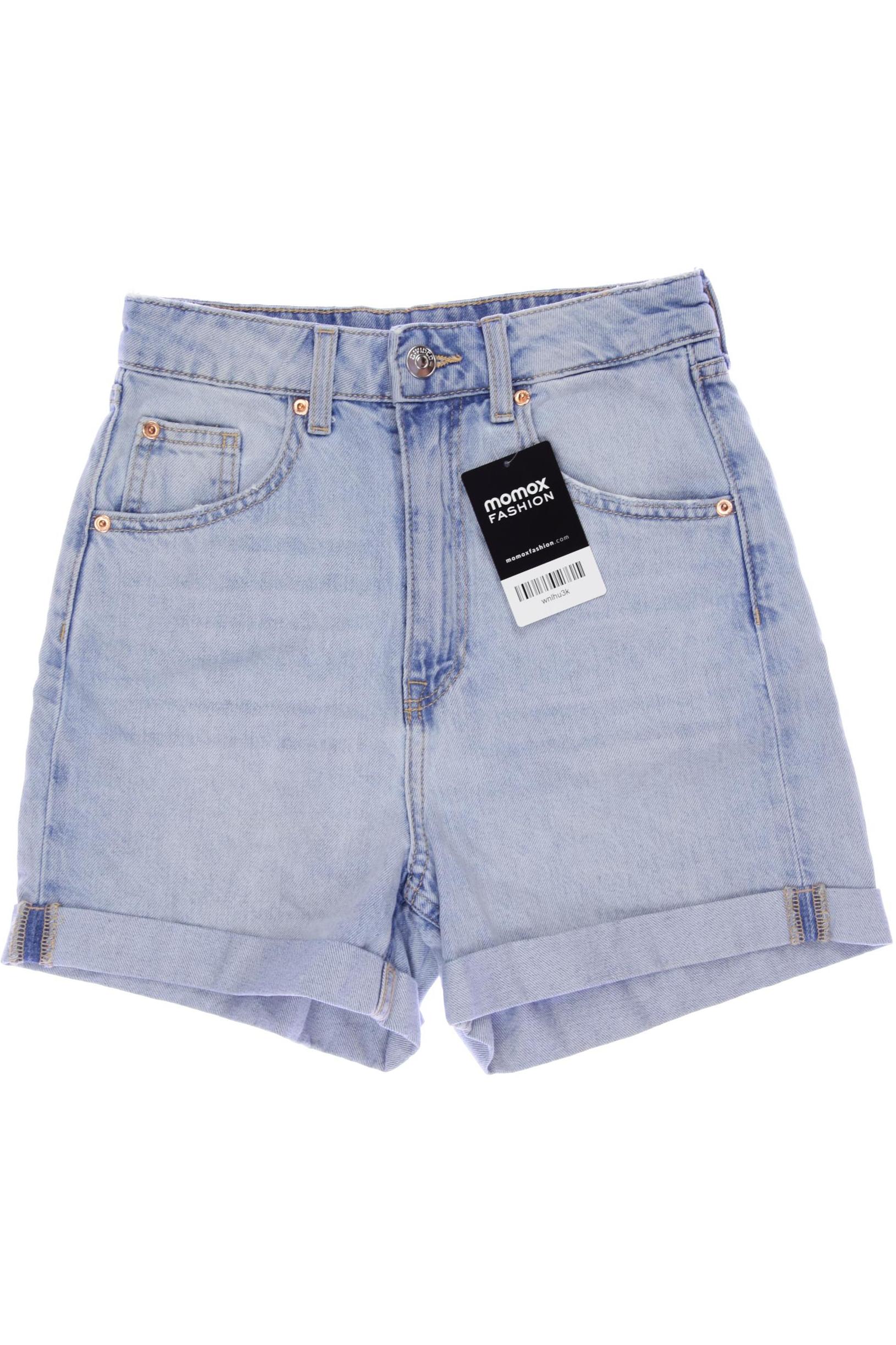 H&M Damen Shorts, hellblau, Gr. 32 von H&M