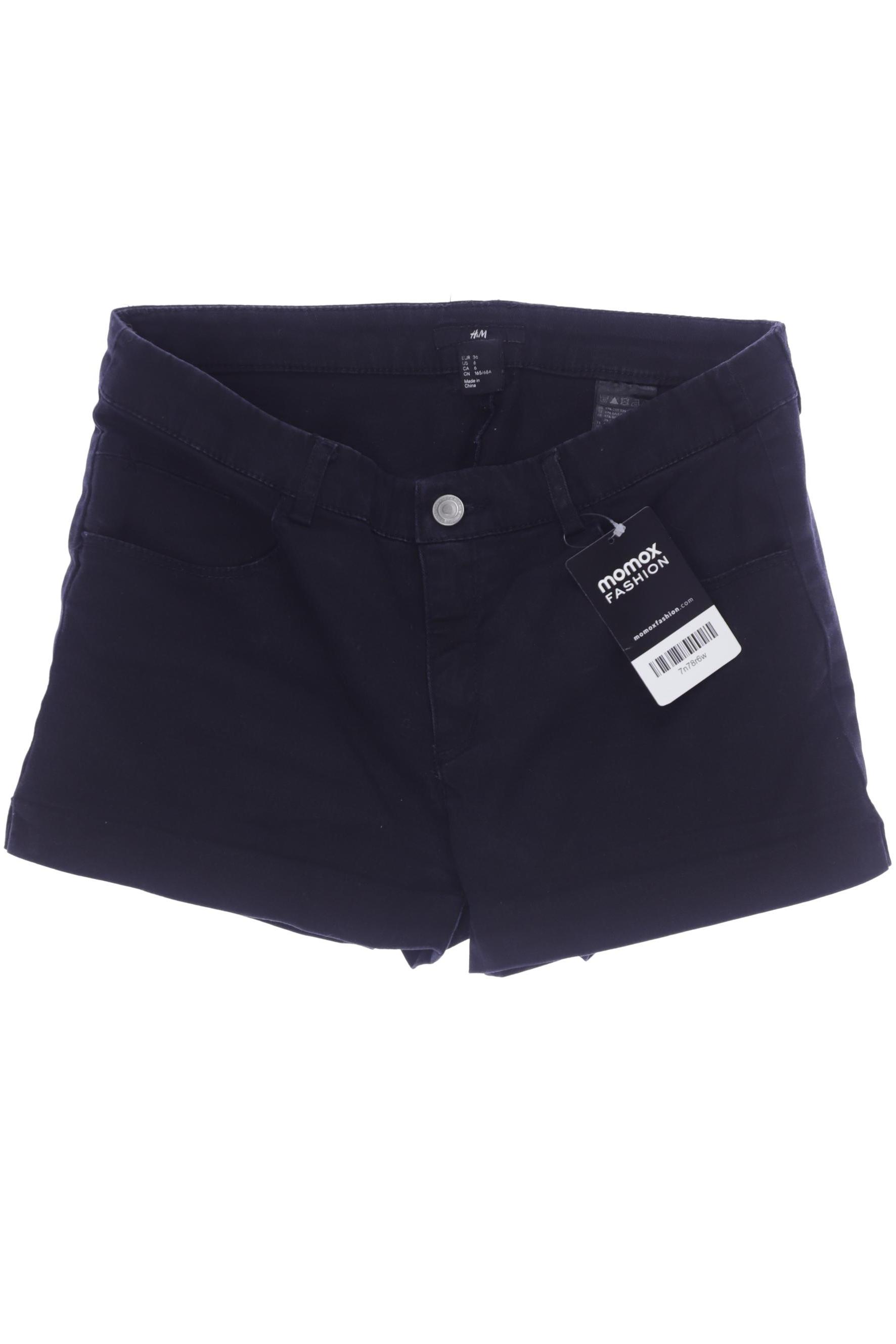 H&M Damen Shorts, marineblau von H&M