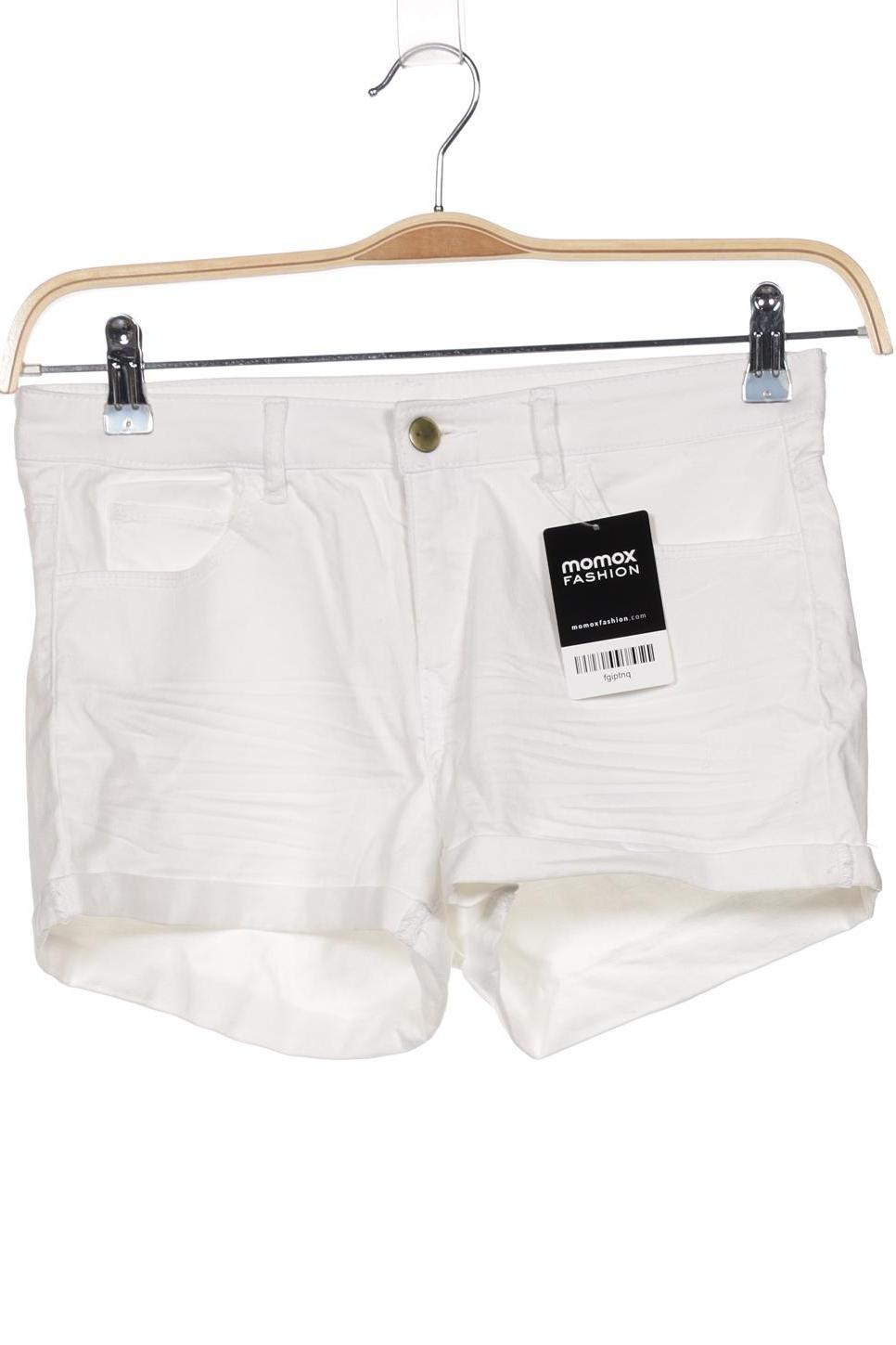 H&M Damen Shorts, weiß von H&M