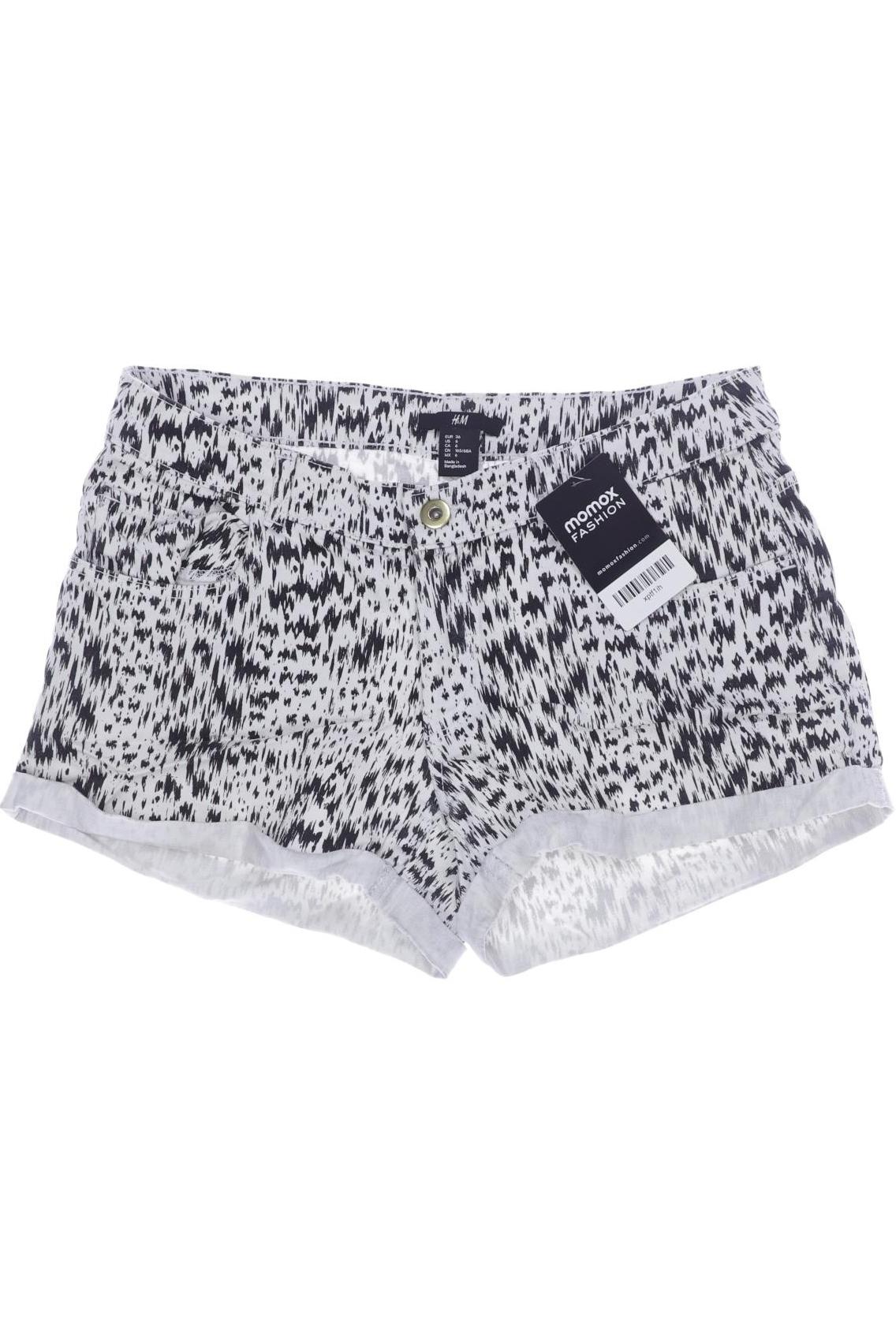 H&M Damen Shorts, weiß von H&M