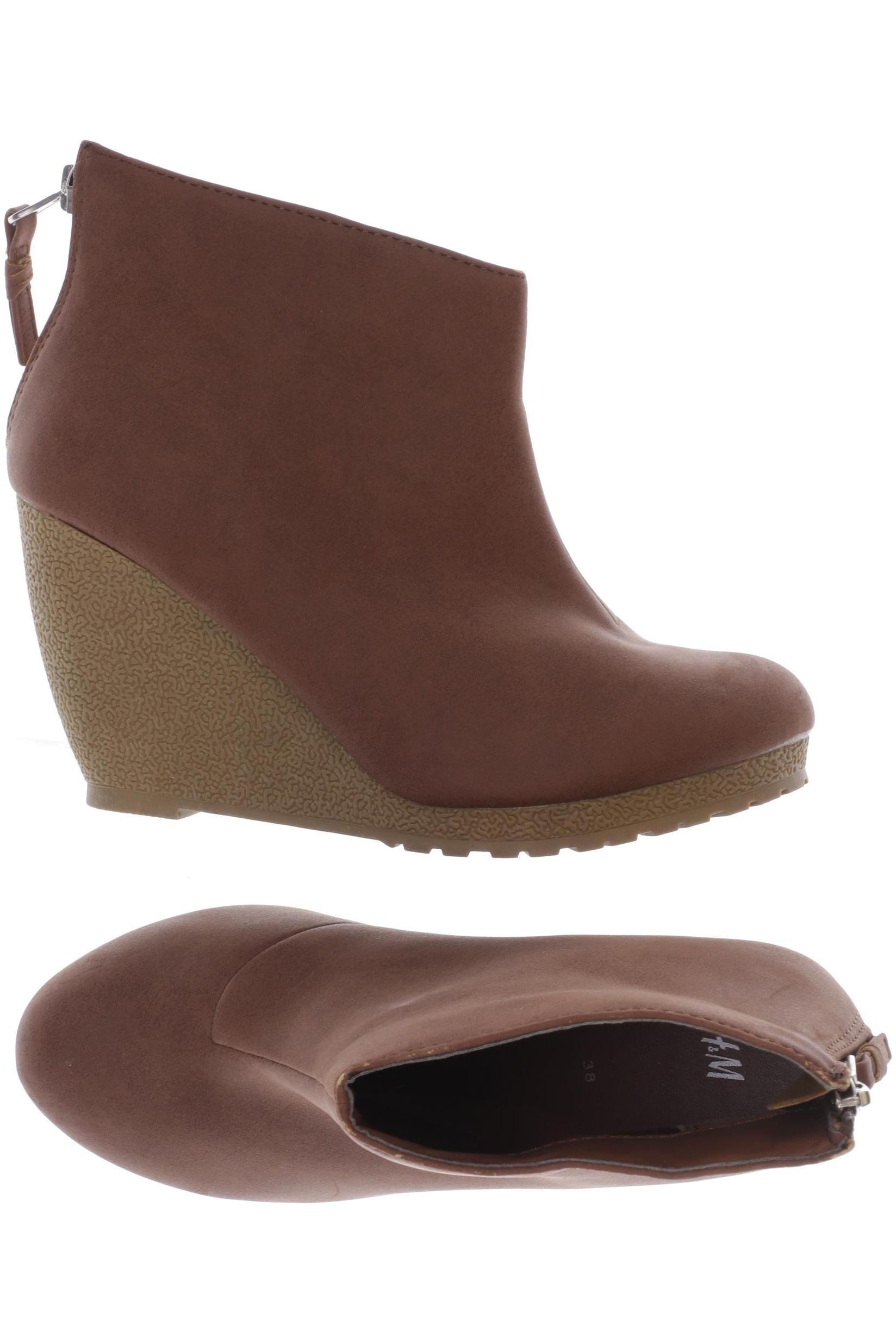 H&M Damen Stiefelette, braun von H&M