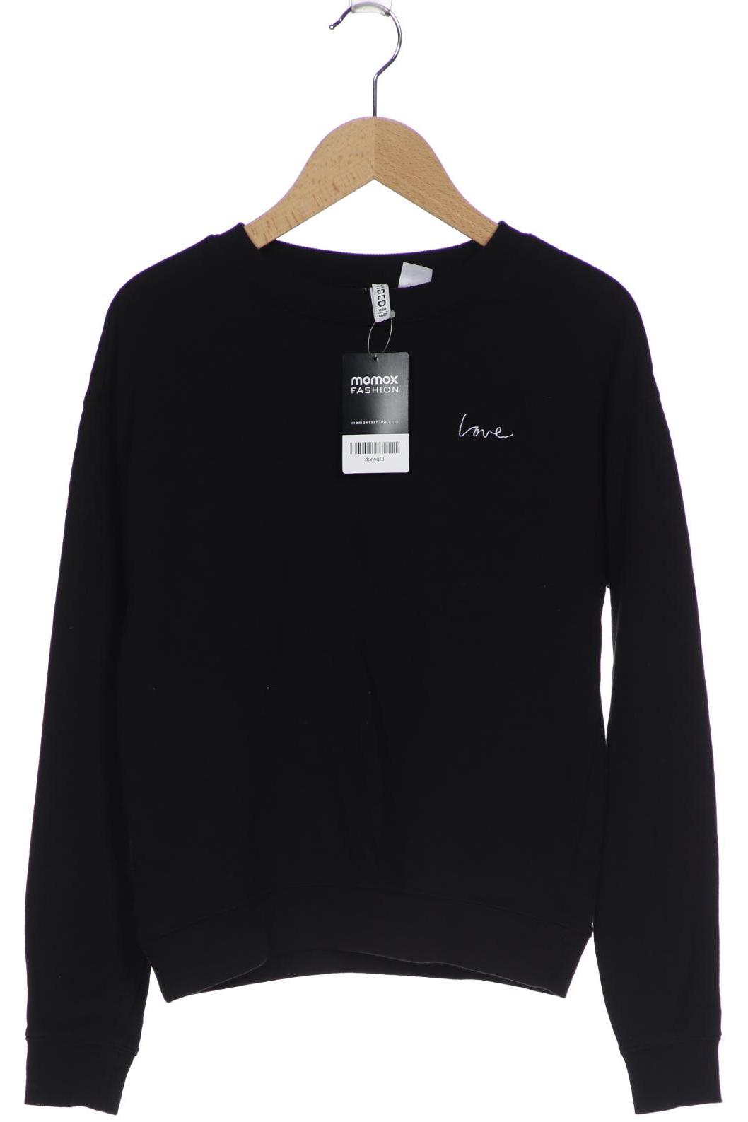 H&M Damen Sweatshirt, schwarz von H&M